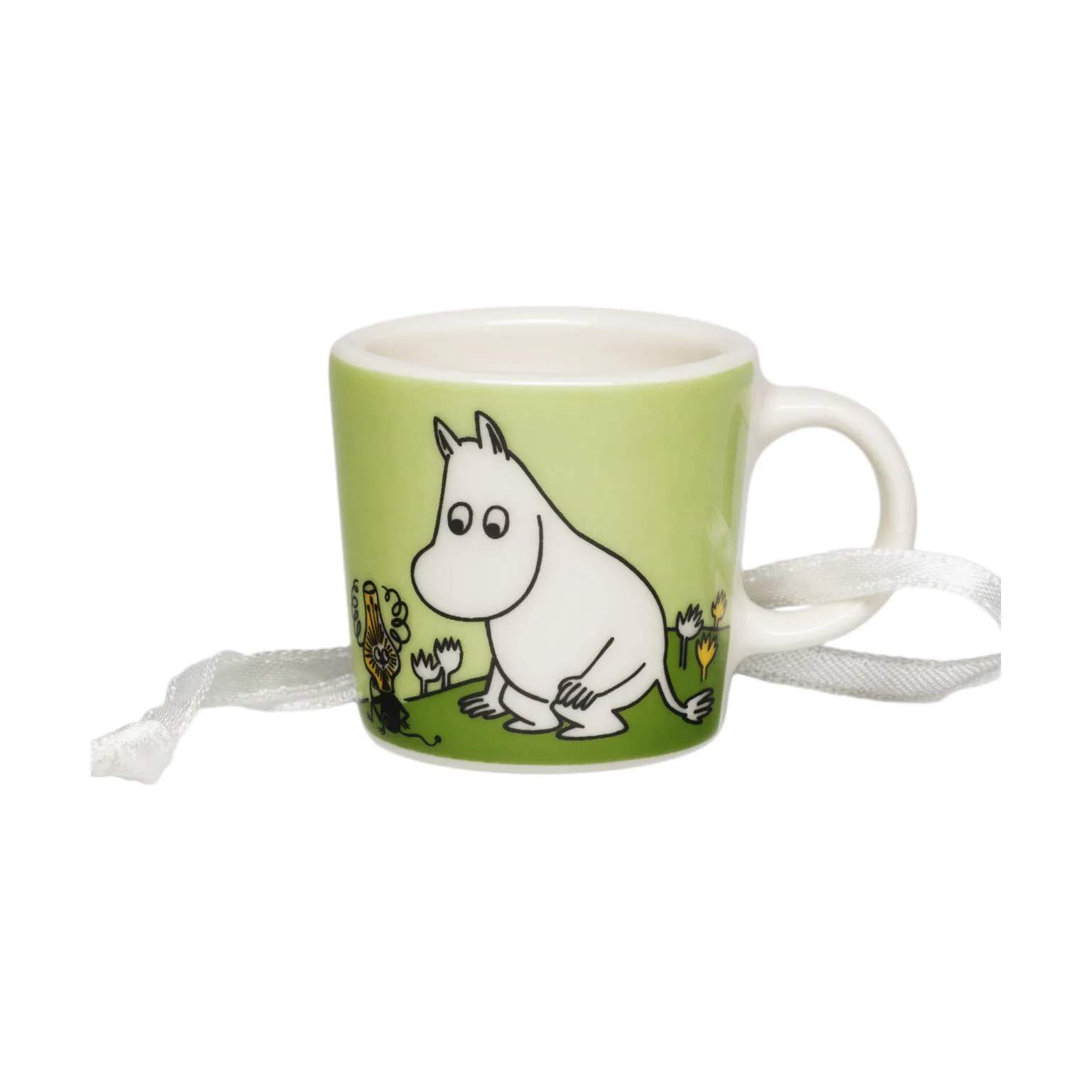 Moomin Arabia Krus og kopper med hank Klassisk Minikrus - Mumitrold i Mumitrold/Grøn, 1