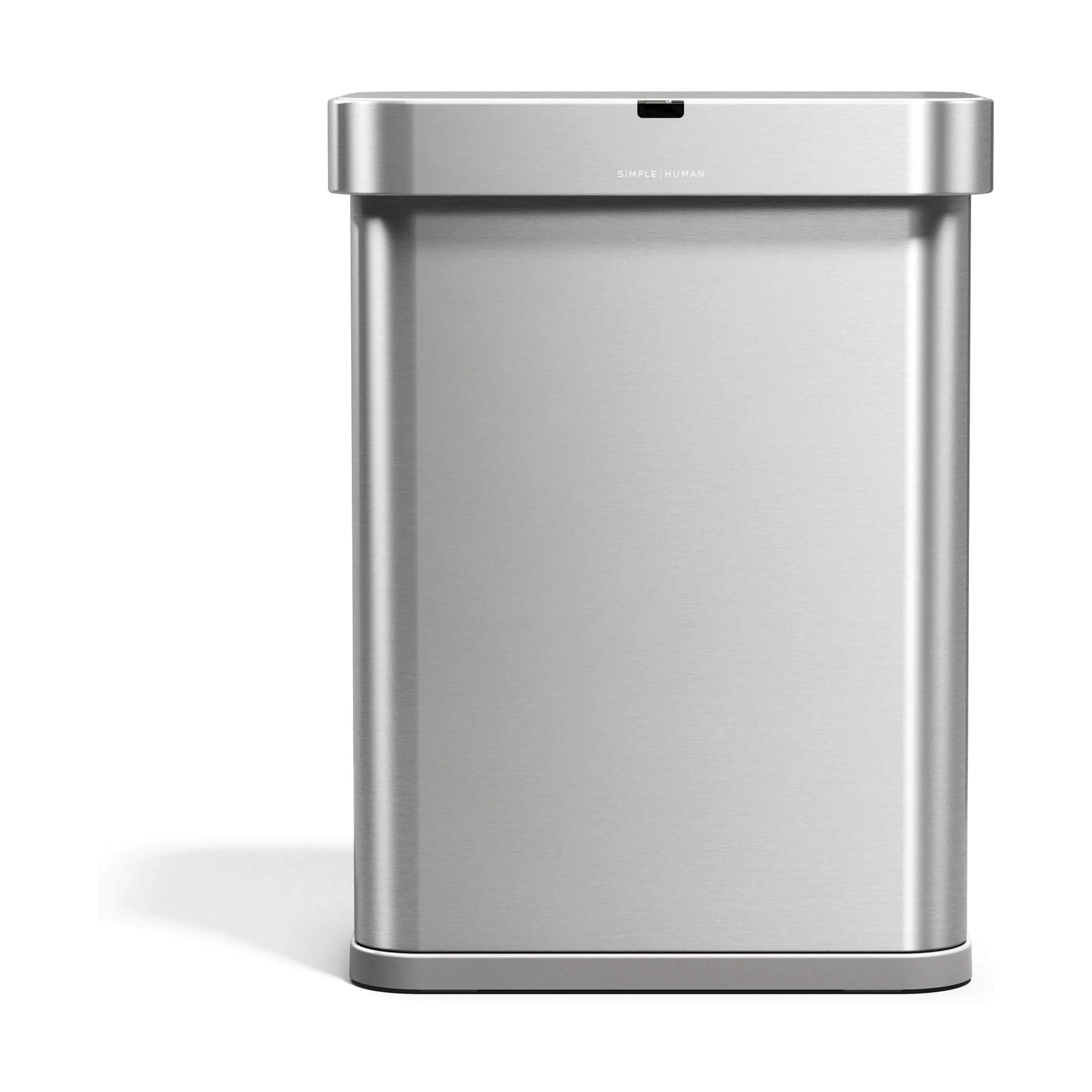 Simplehuman Spande uden pedal Affaldsspand i Børstet stål, 1