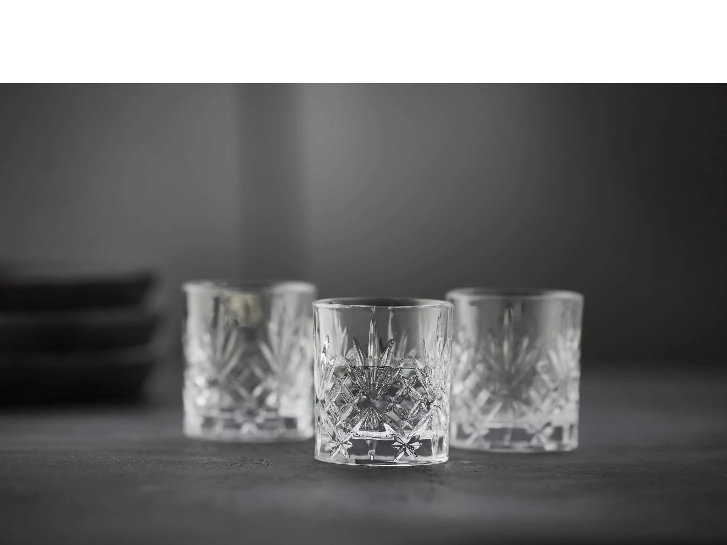 Lyngby Glas Snapseglas Melodia Shotglas - 6 stk. i Klar, 2