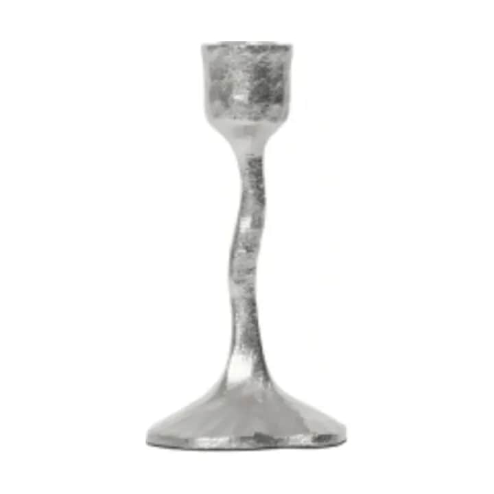 Broste Copenhagen Kronelysestage Amy Lysestage i Sølvfarvet, 15 cm, 2
