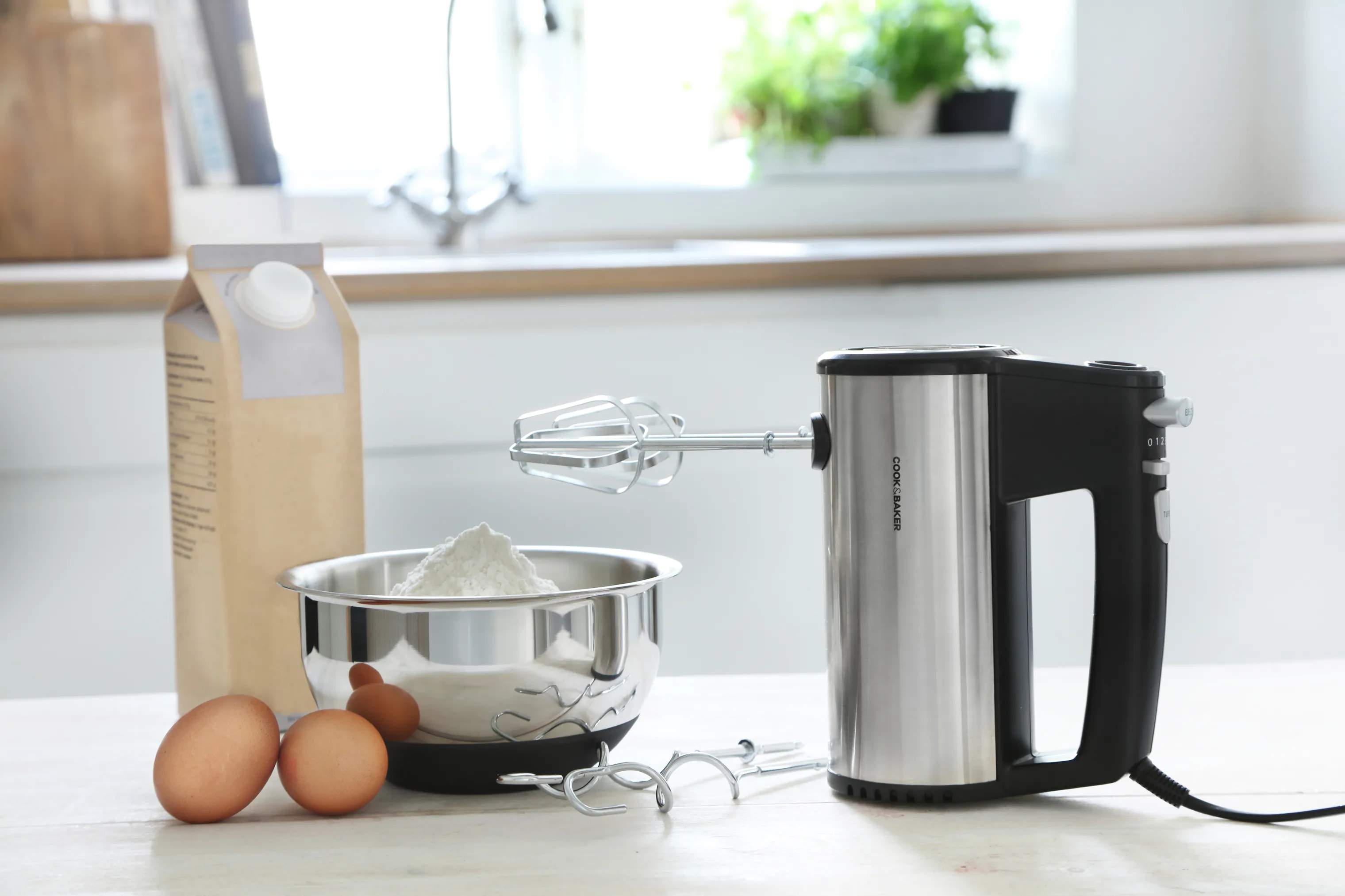 Cook & Baker Håndmixere Håndmixer i Sort/stål, 2