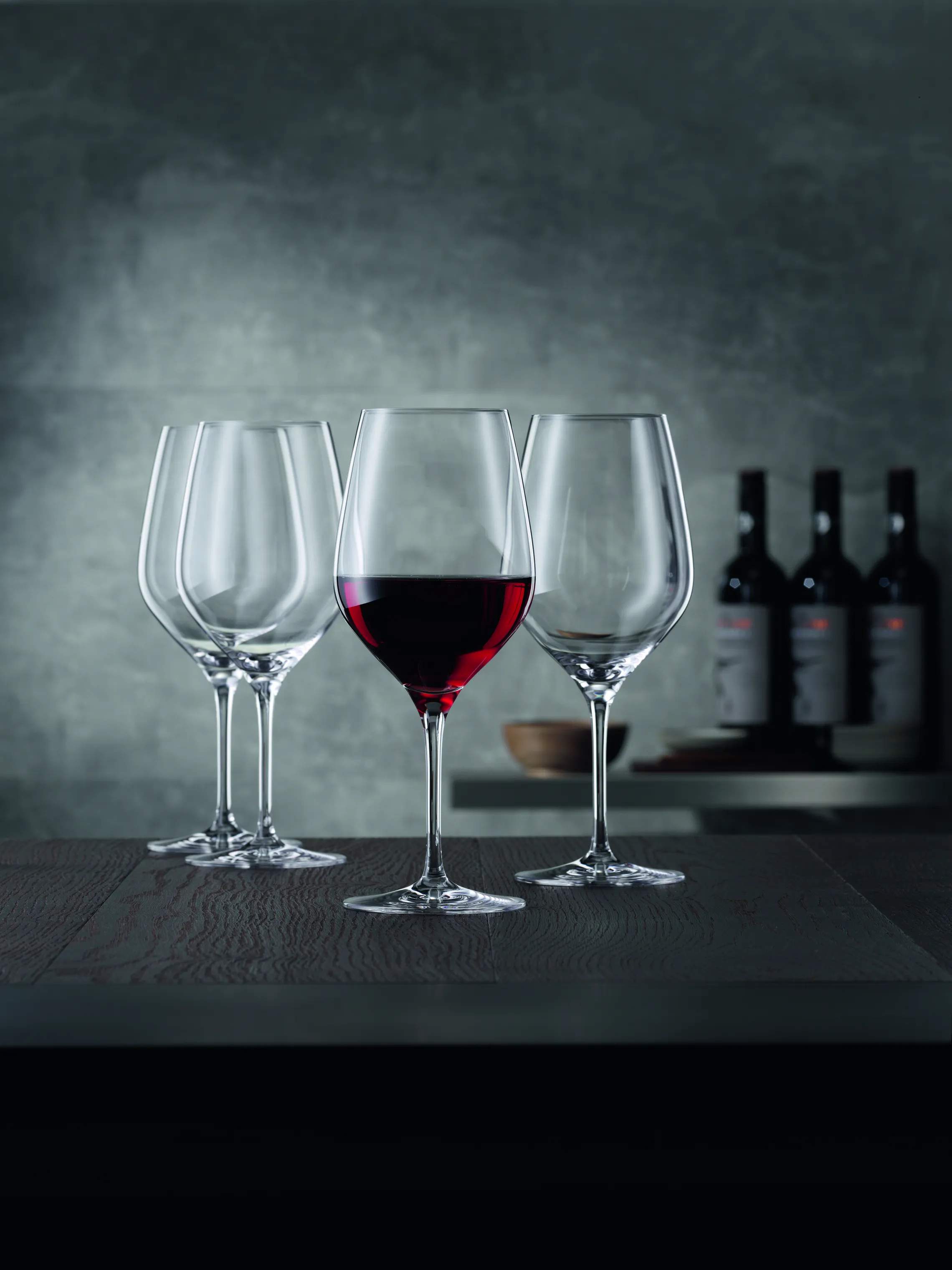 Spiegelau Rødvinsglas Authentis Bordeauxglas - 4 stk. i Klar, 65 cl, 2