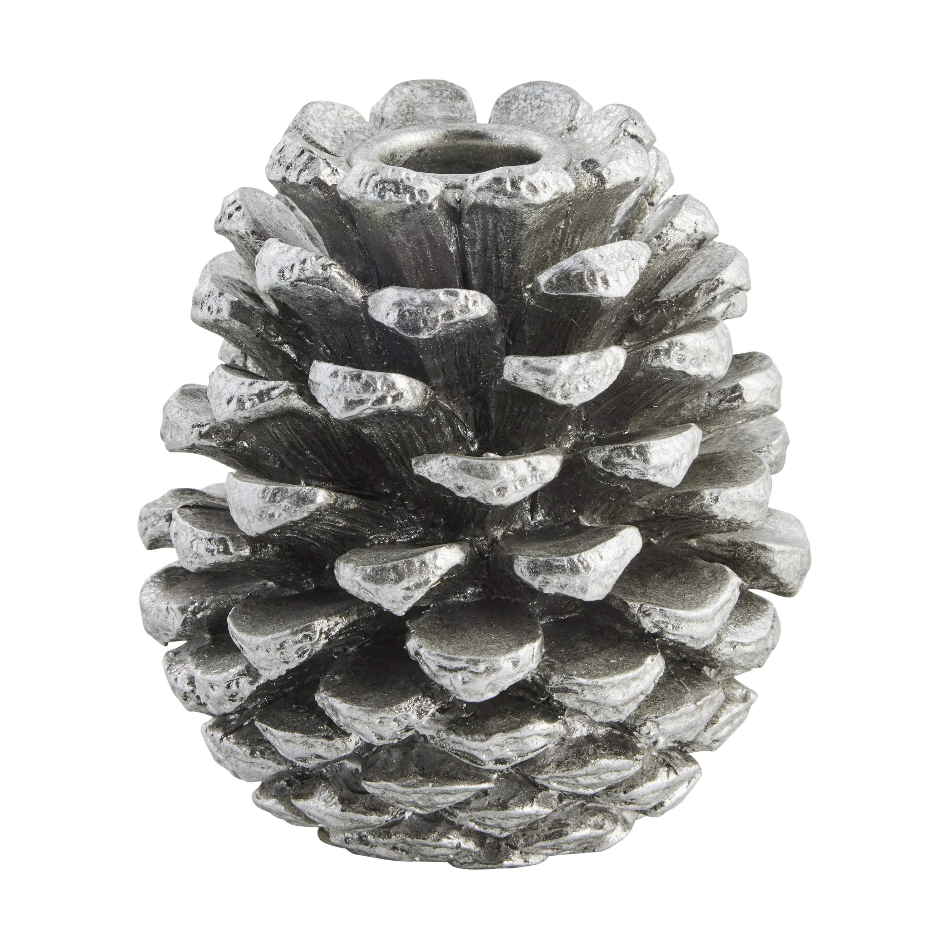 Lene Bjerre Kronelysestage Serafina Lysestage i sølvfarvet, 1