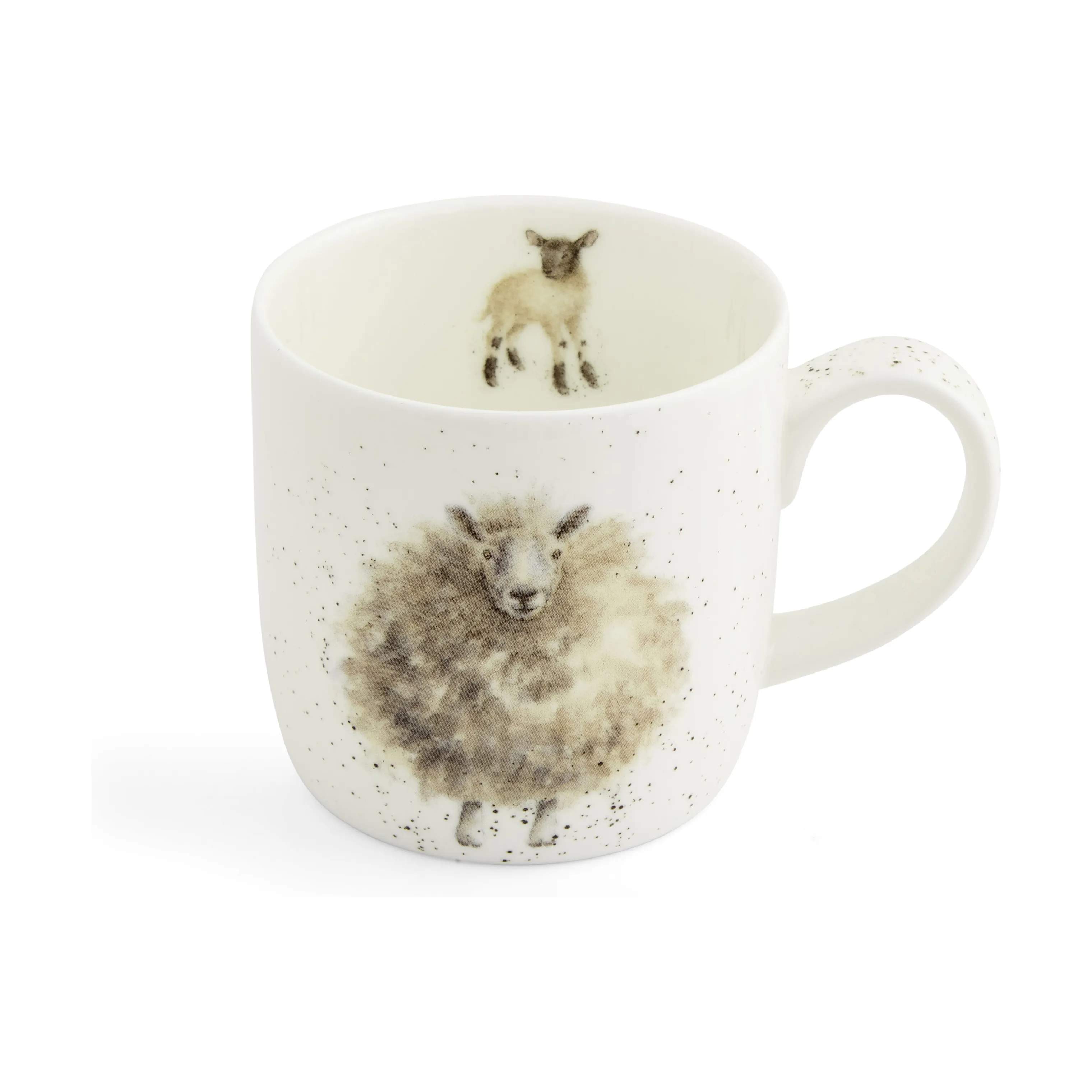 Royal Worcester Krus og kopper med hank Wrendale Krus - Wolly jumper i Får, 1