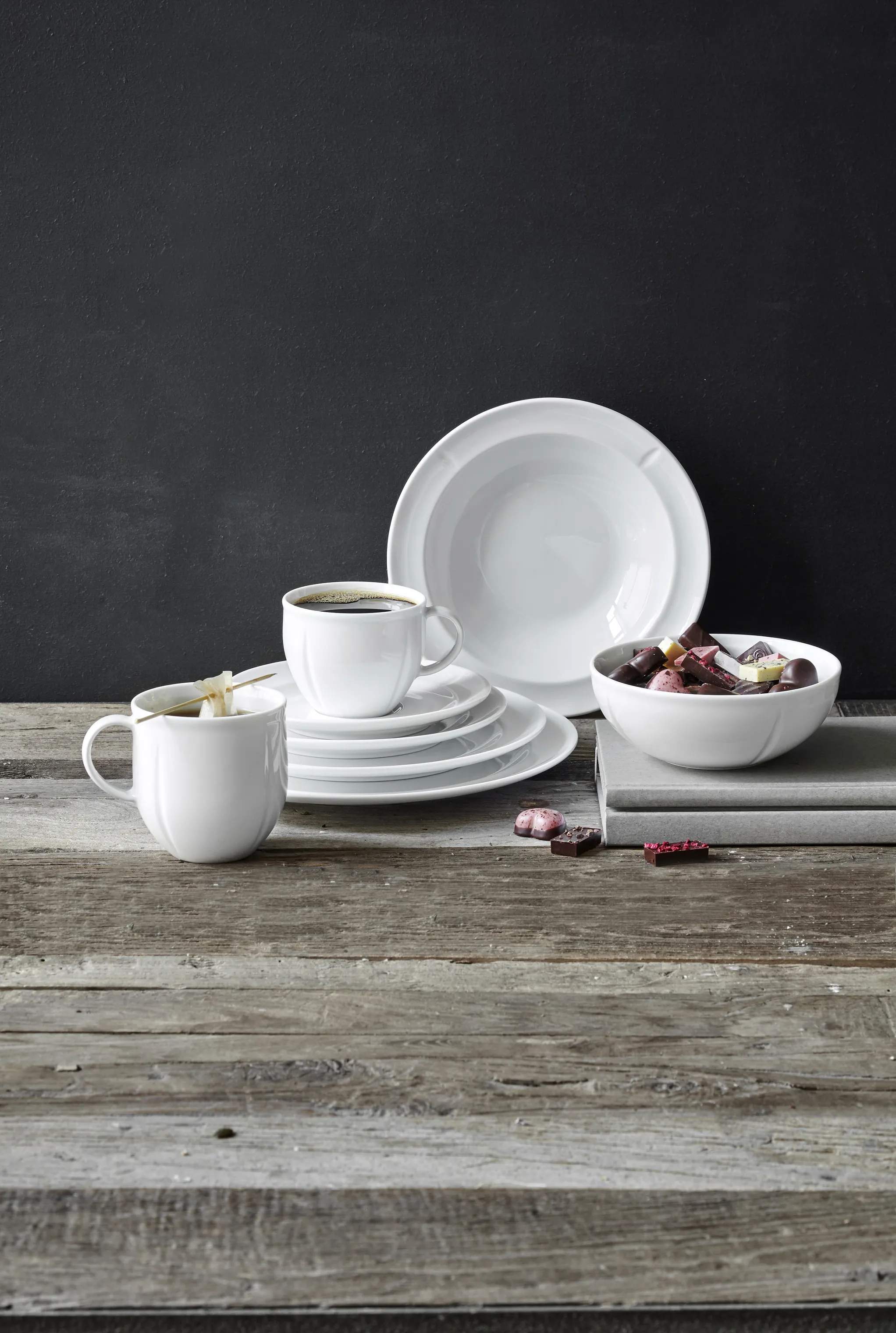 Rosendahl Serveringsskåle Grand Cru Soft Skål i Hvid, 15 cm, 2