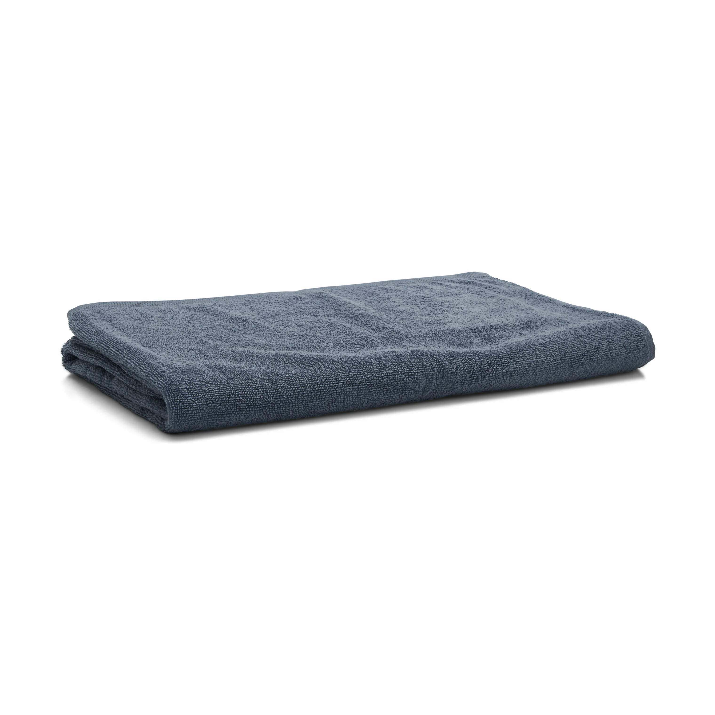 Basic Håndklæde, blå, large