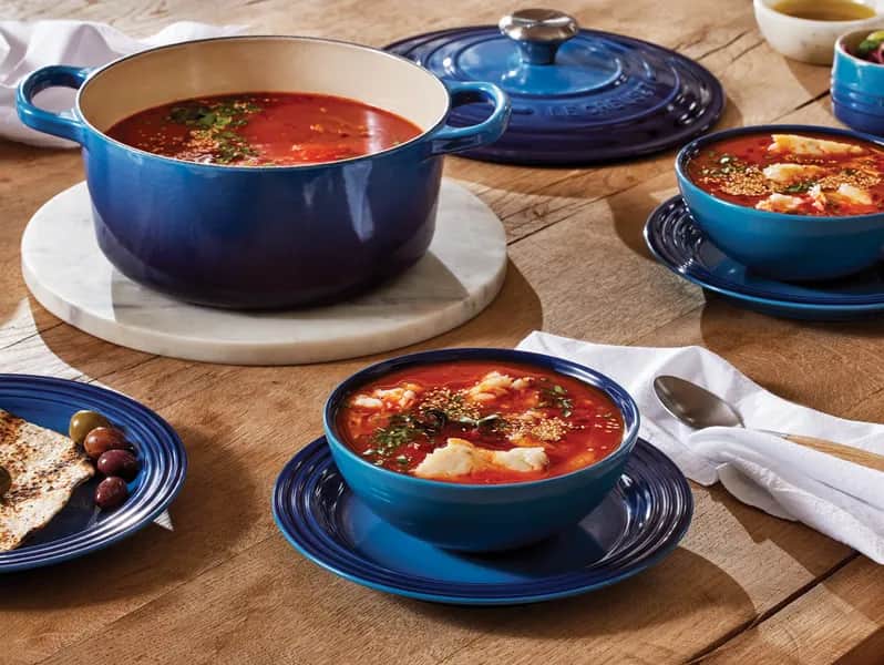 Le Creuset Gryder Signature Gryde i Azure, 2