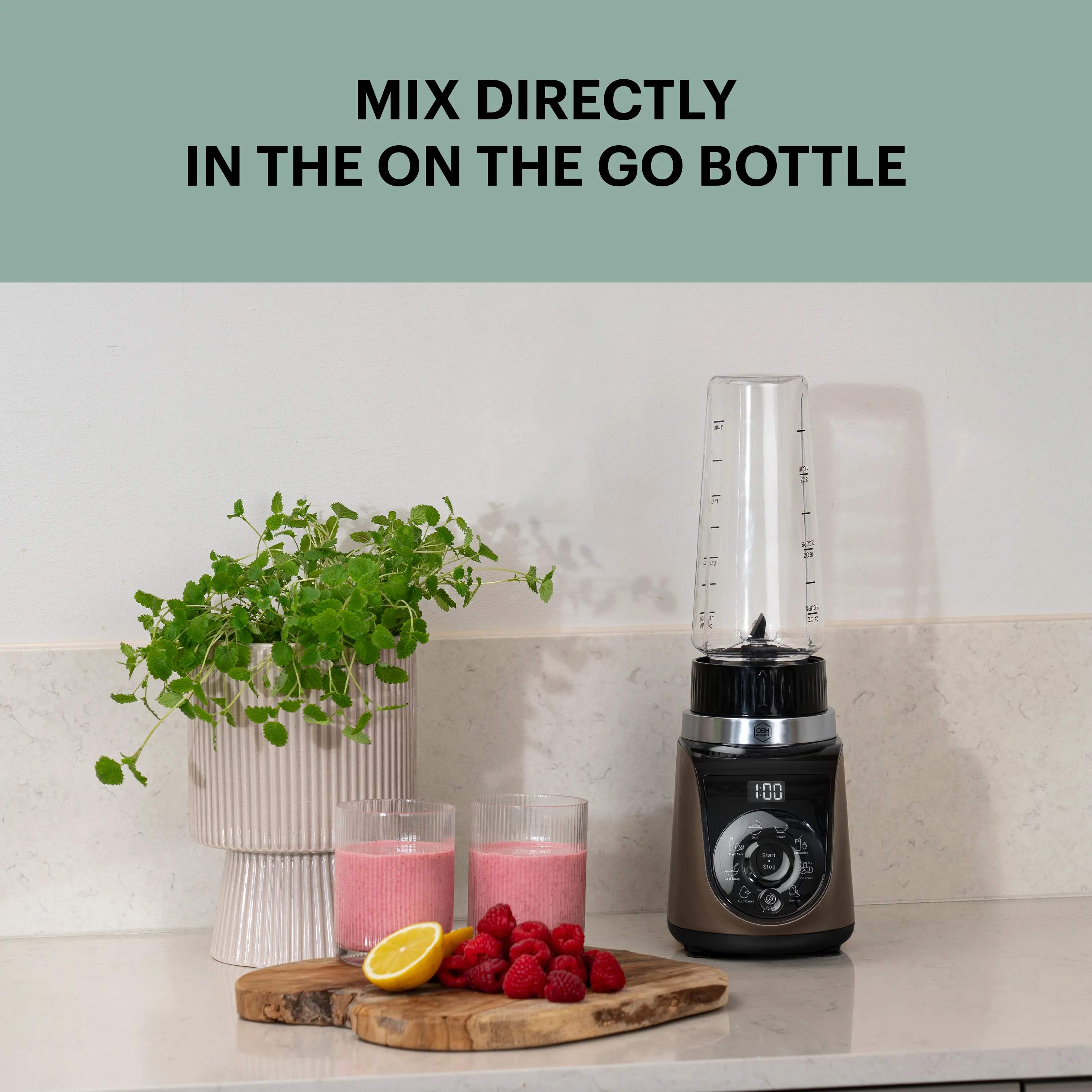 OBH Nordica Blendere Blend Up Blender i Grå, 3