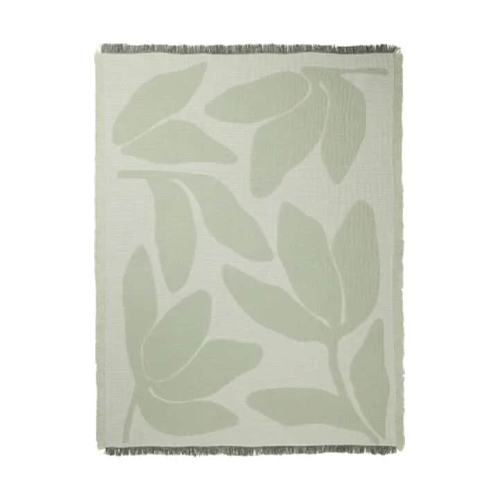 Broste Copenhagen Plaider Herbert Plaid i Sage Green/Off White, 1