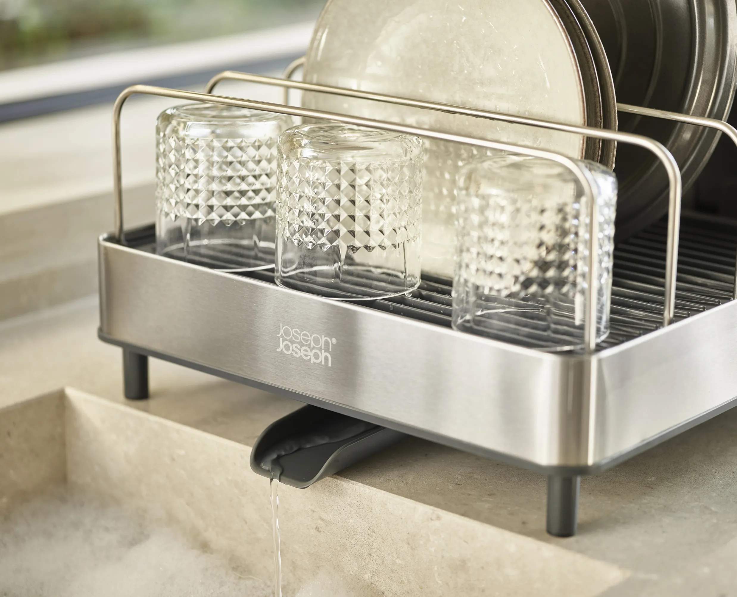Joseph Joseph Opvaskestativer Extend Max Opvaskestativ i Stainless Steel, 3