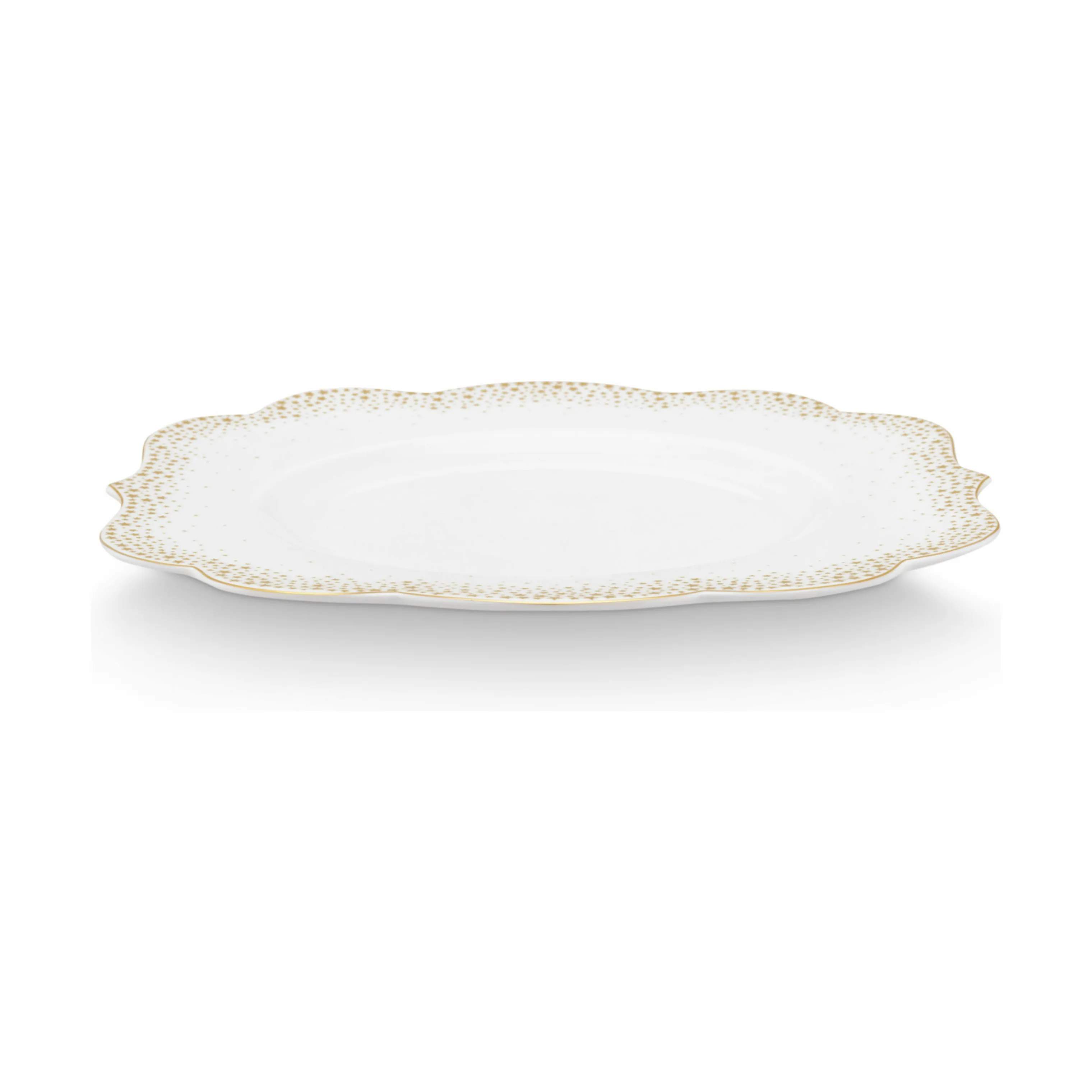 PIP Studio Frokosttallerkener Royal Winter White Royal Winter Frokosttallerken i Gold, 2