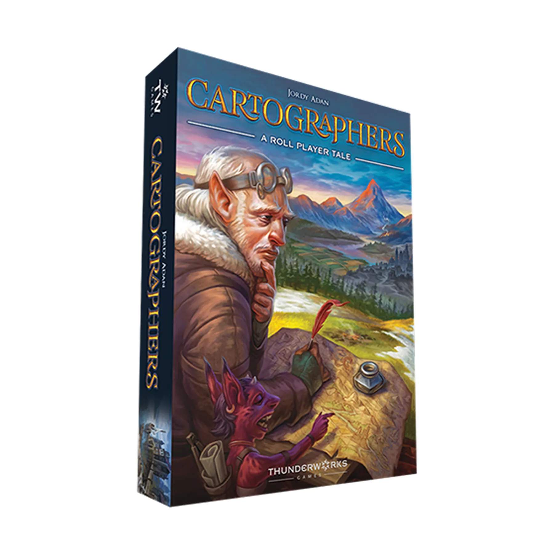 Spilbræt Spil Kortspil - Cartographers: A Roll Player Tale i Multifarvet, 1