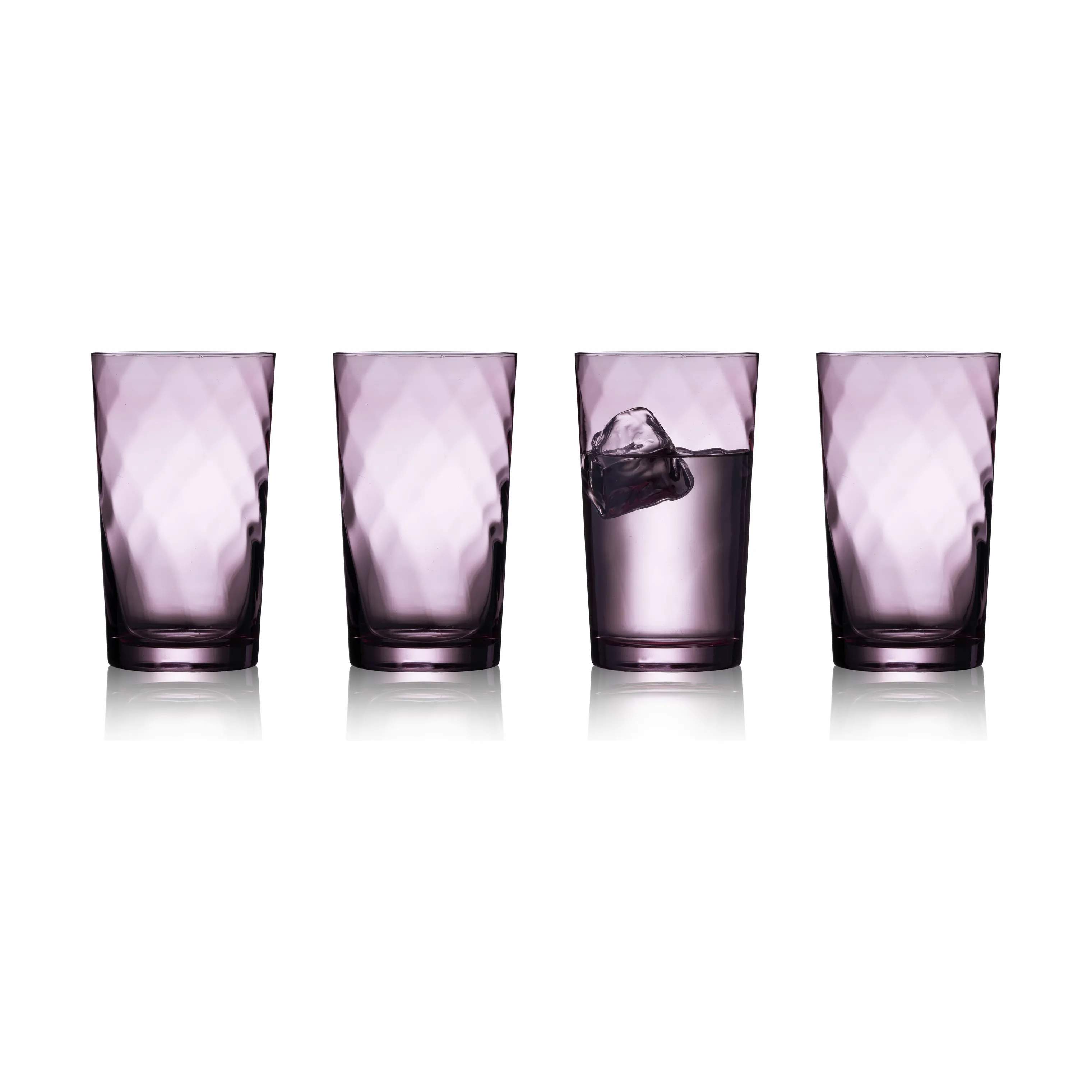 Vienna Highball Vandglas - 4 stk., lilla, large