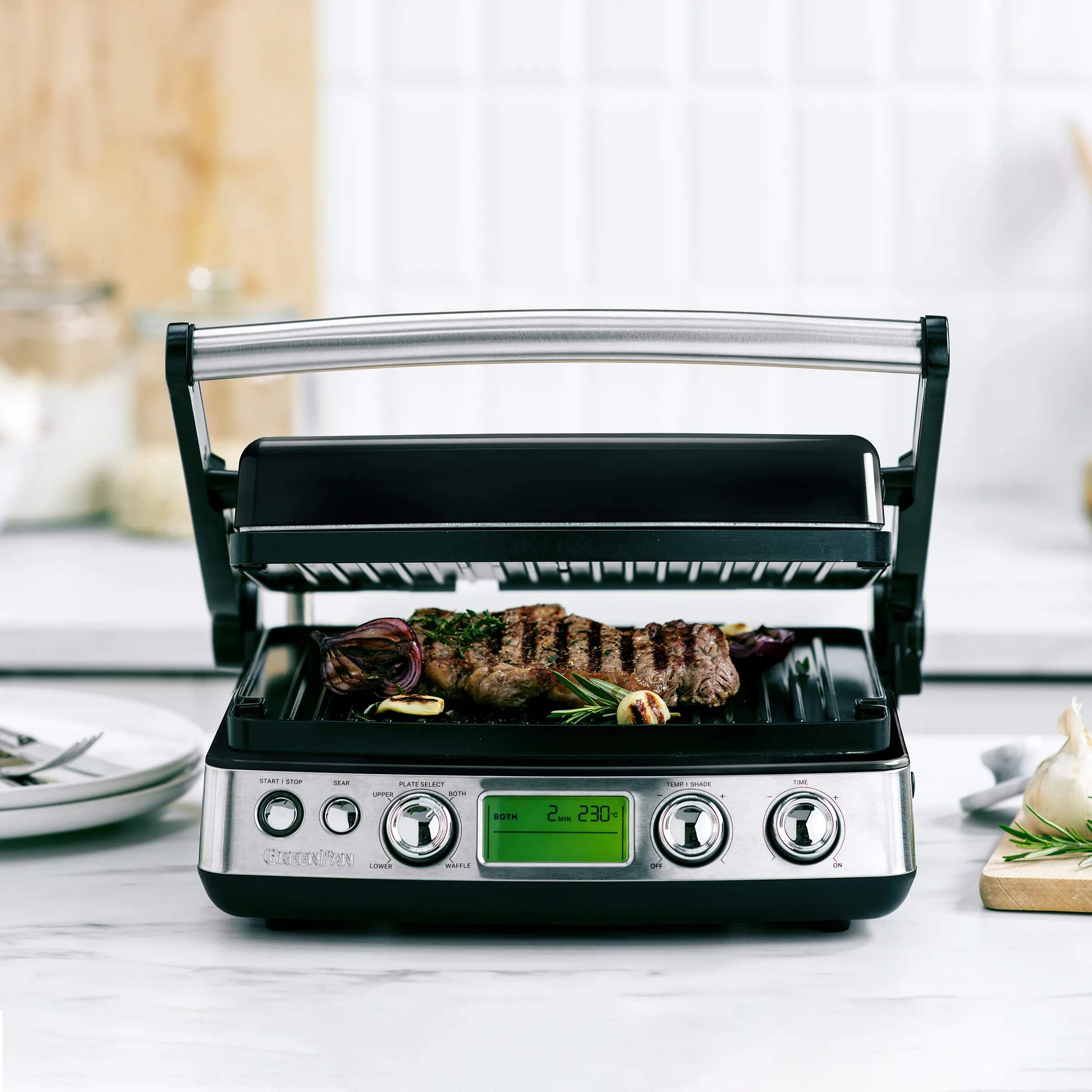 Greenpan Bordgrill Elite Kontaktgrill i Black, 5