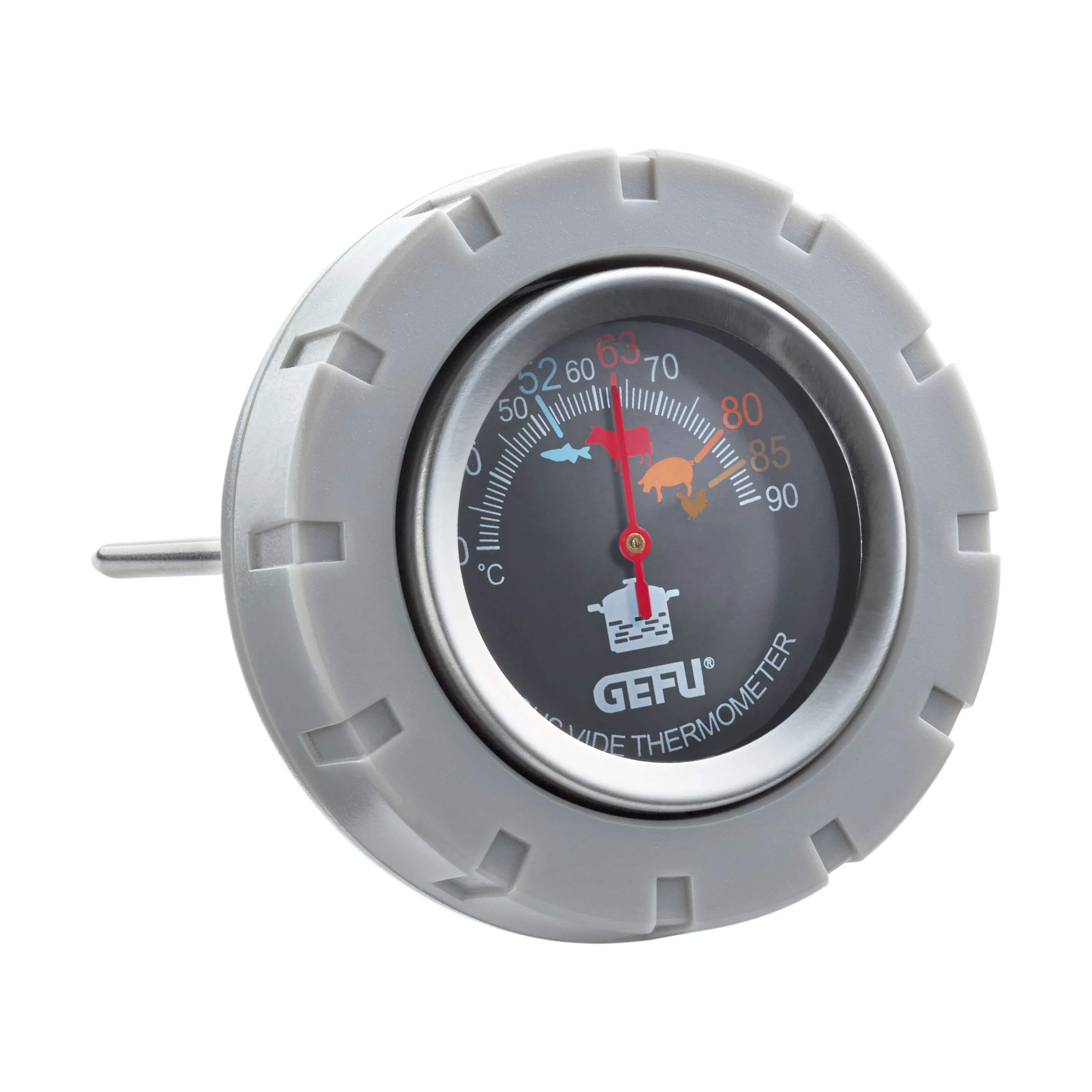 Gefu Stegetermometre Seguro Stegetermometer i Stålfarvet, 1