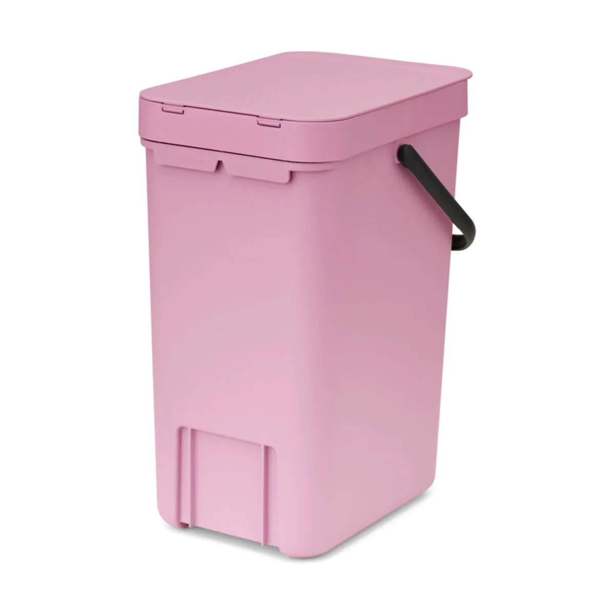Brabantia Spande uden pedal Sort & Go Affaldsspand i Lilac Pink, 12, 4