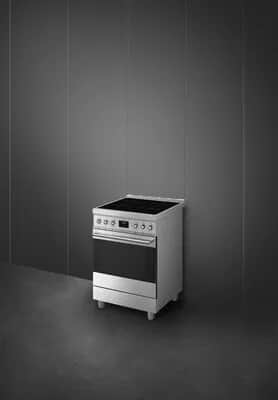 Smeg Komfurer Classic Induktionskomfur C6IPXM2 i 60 cm, 3