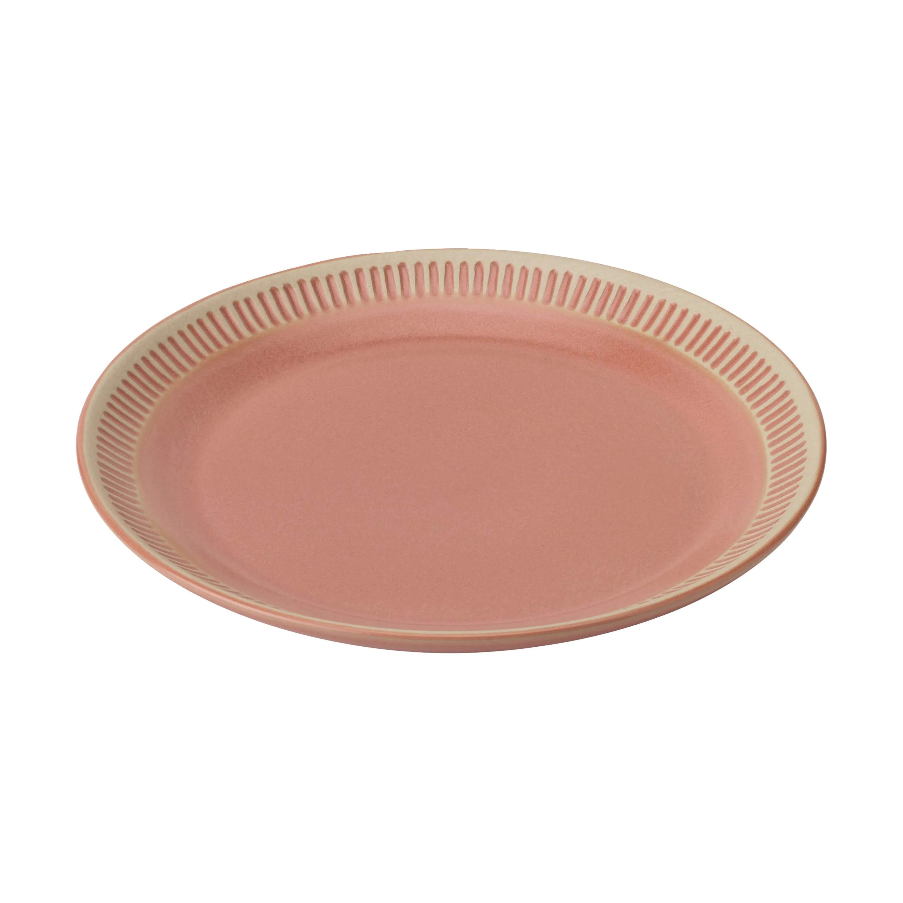 Colorit Frokosttallerken, coral, large