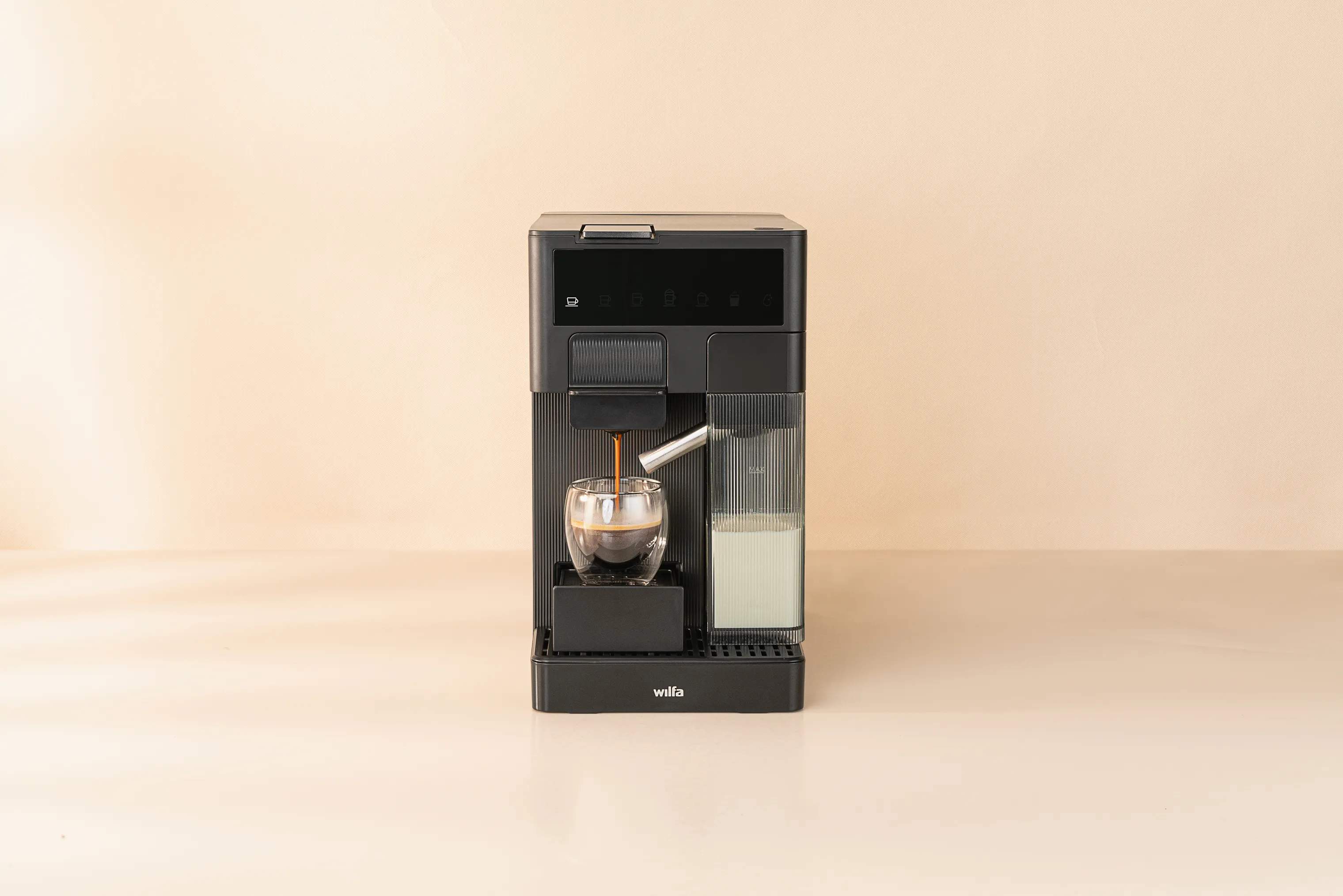 Wilfa kapselmaskiner Volo Capsule Kapsel Kaffemaskine i Sort, 8
