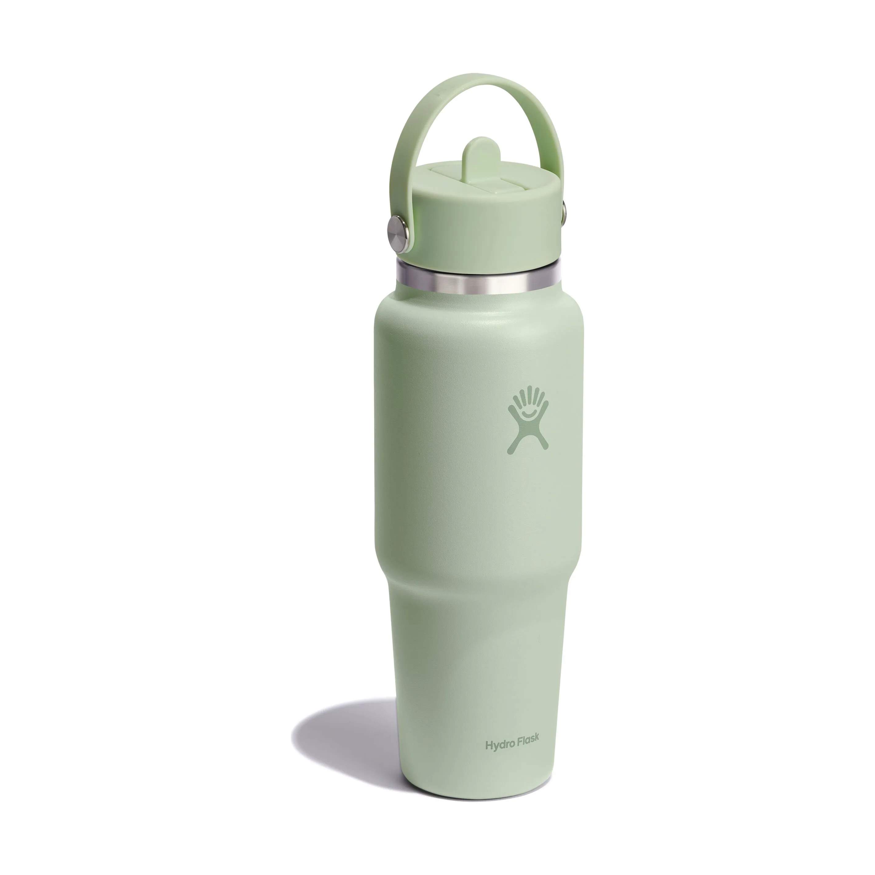 Hydro Flask Termoflasker Wide Flex Straw Termodrikkedunk i Lysegrøn / Stål, 5