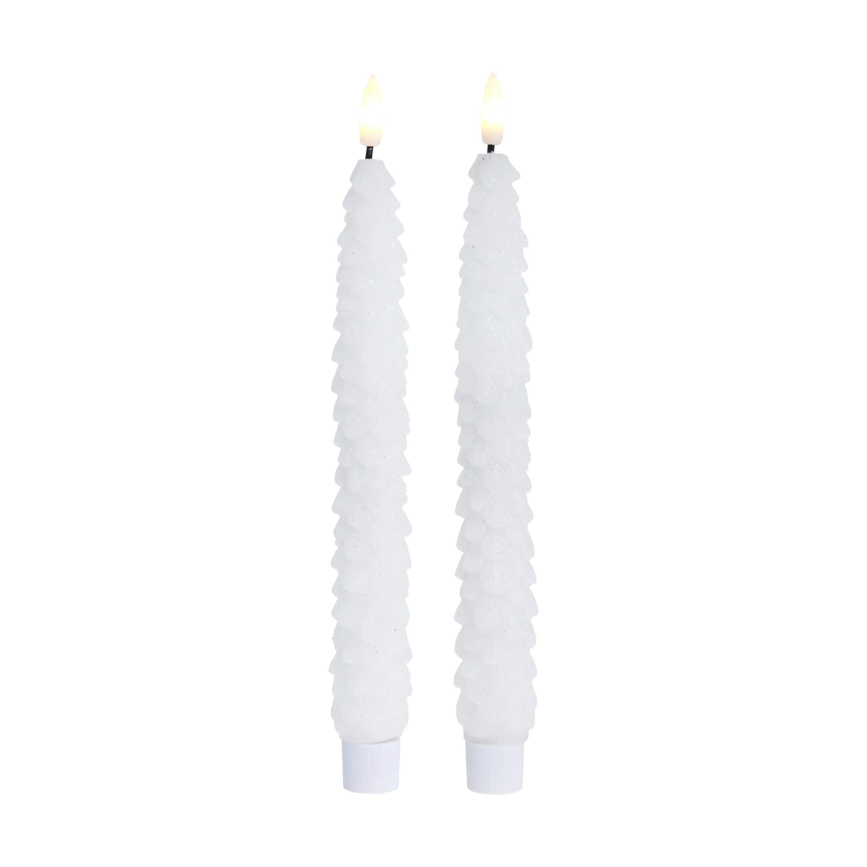 Lene Bjerre LED-lys Livia LED stagelys i hvid, 1