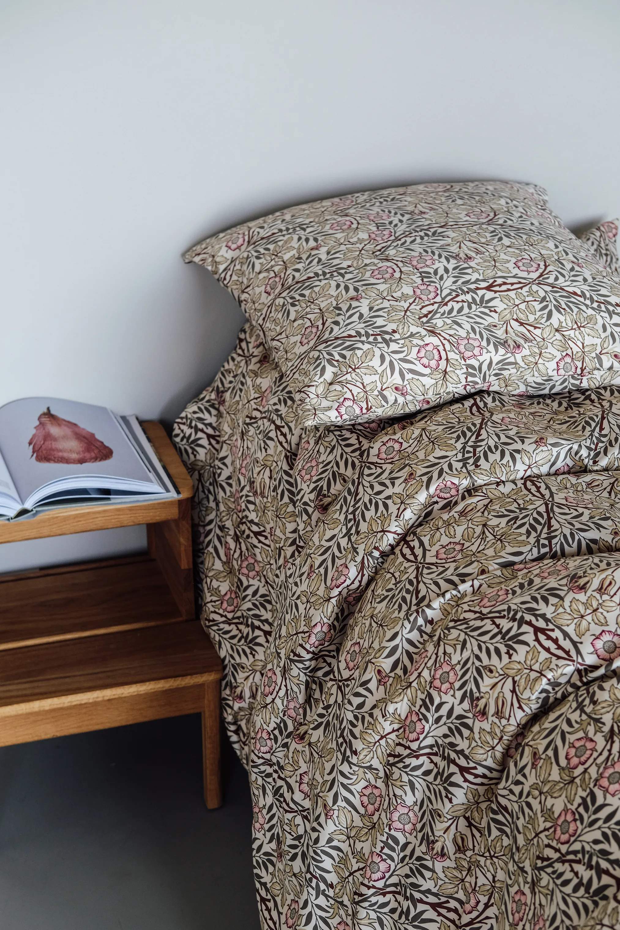 CASA Living Sengetøj Torn Sengetøj i Lyserød/grøn, B140 x L200 cm, 2