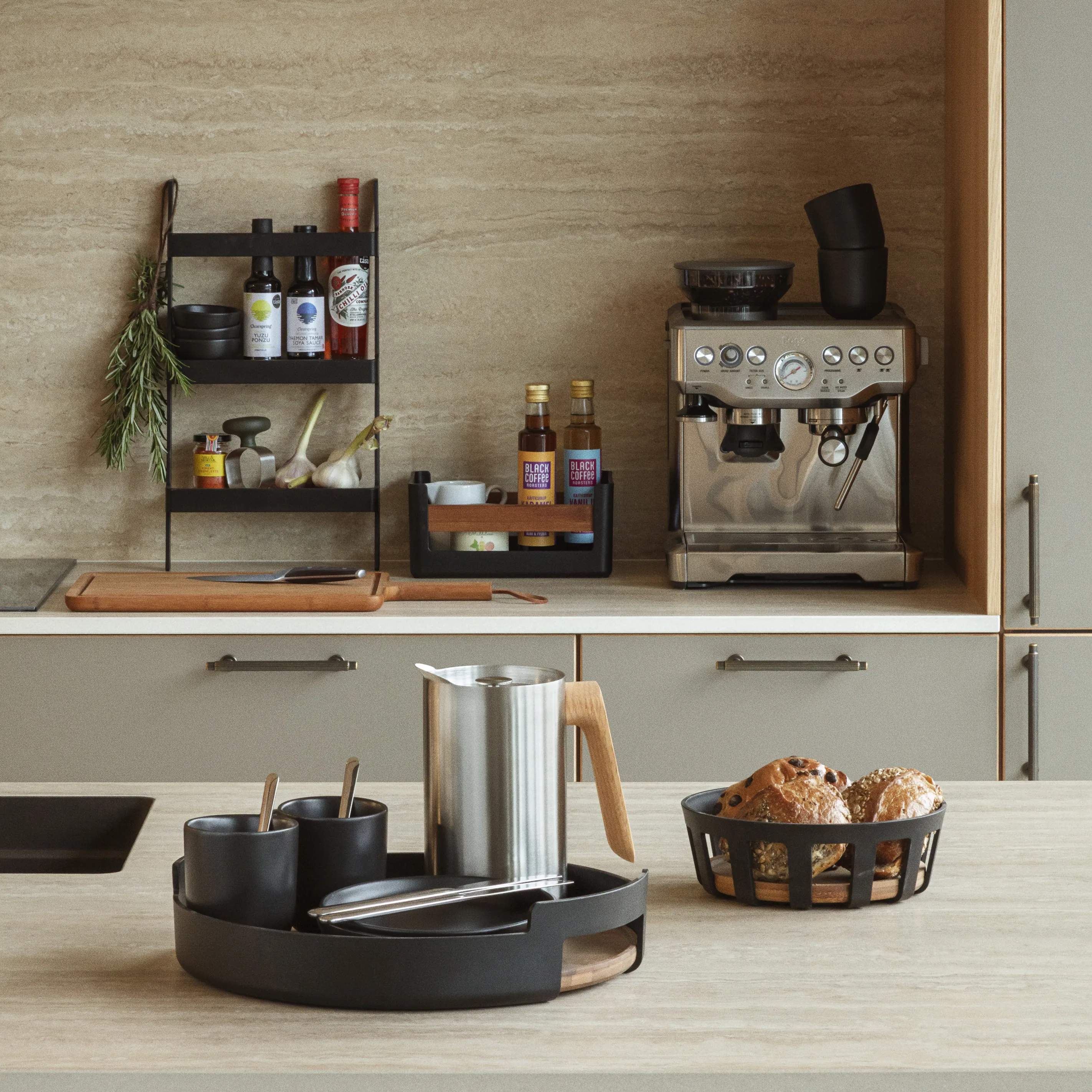 Eva Solo Brødkurve Nordic Kitchen Brødkurv i Natur/sort, 24,5 cm, 3
