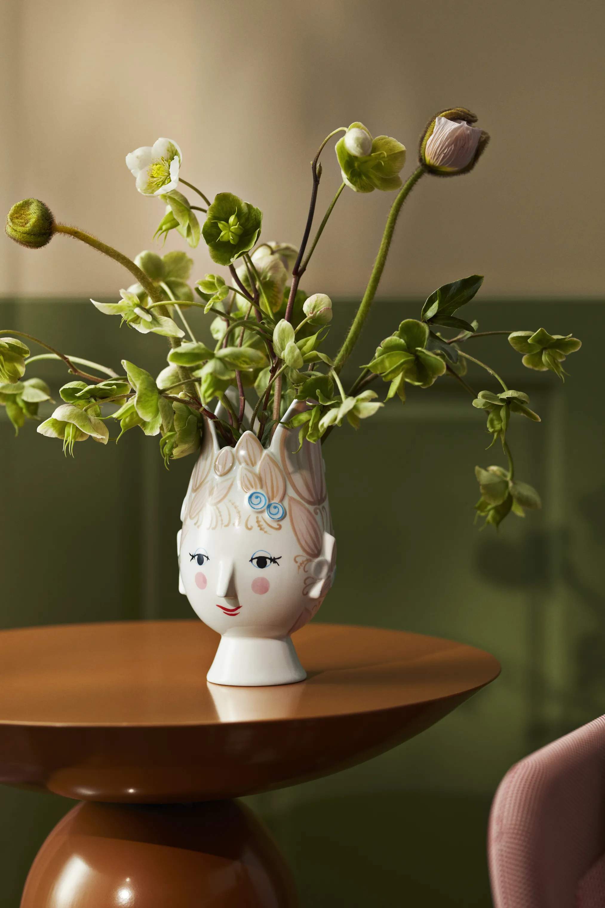 Bjørn Wiinblad Vaser Titania Vase i Lys rosa, 5