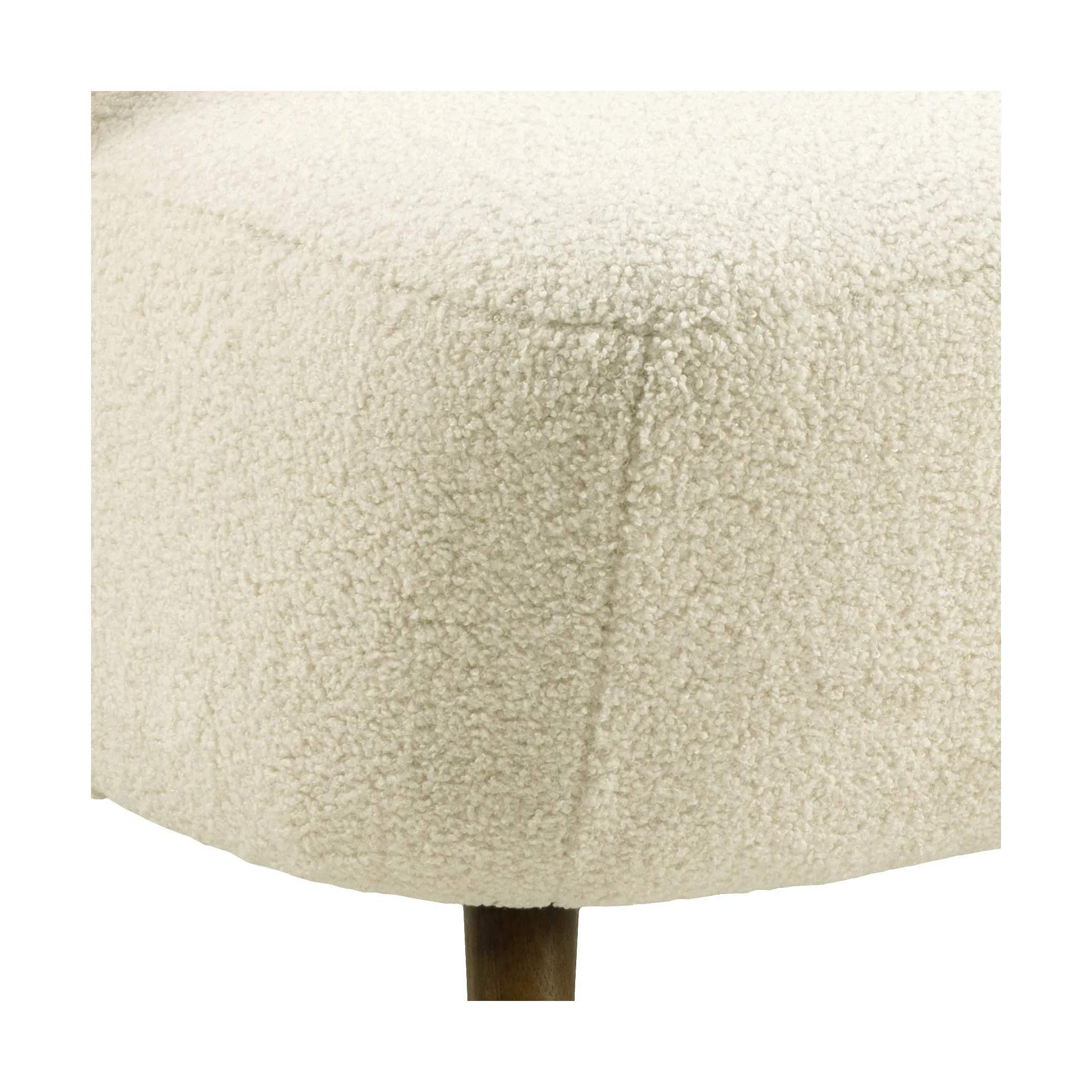 CASA Living Sofaborde Corsby Crosby Loungestol i Creme, 4
