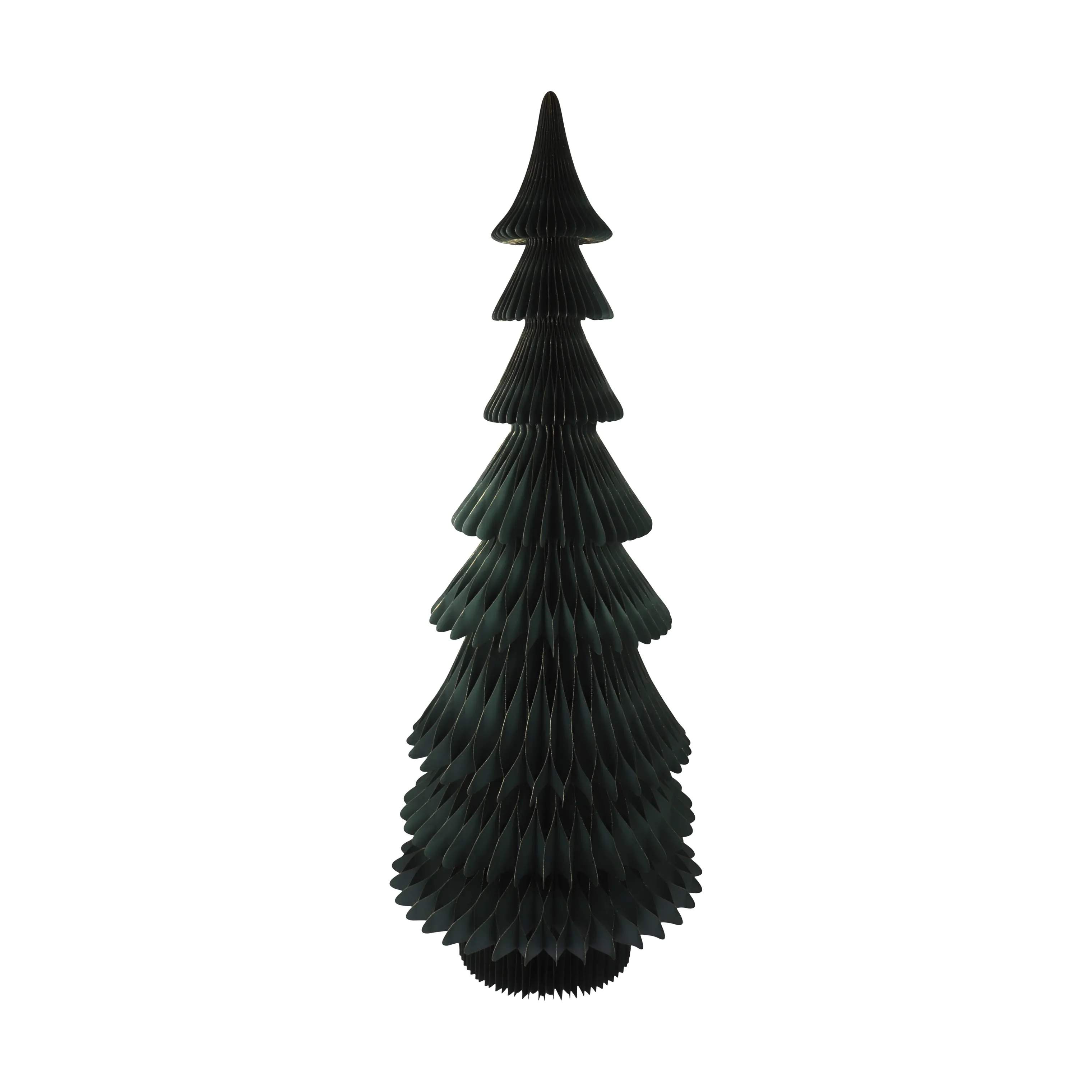 Papir Juletræ, grøn, large