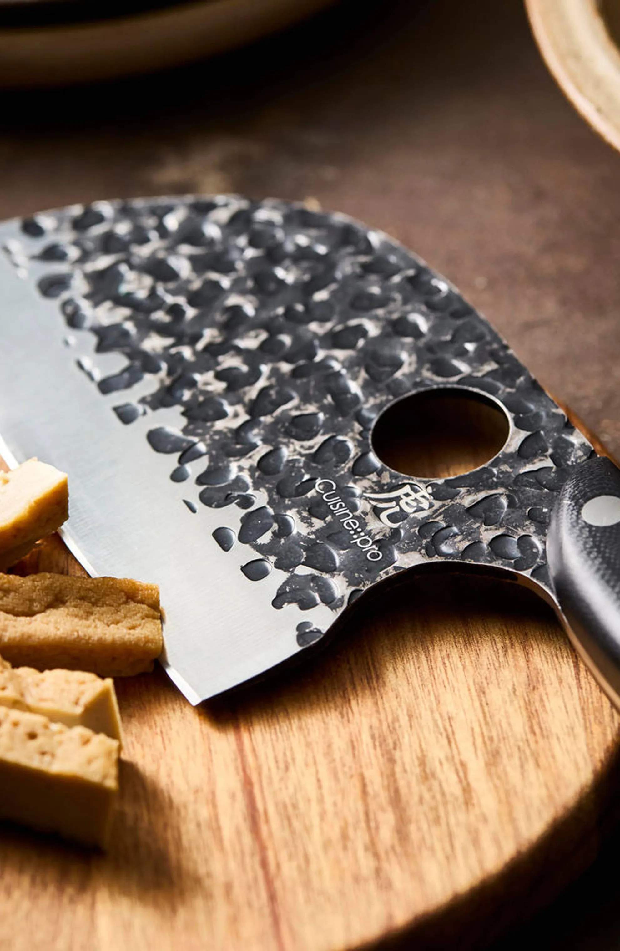 THE CUSTOM CHEF™ Kokkeknive Cuisine::pro Kuroi Kiba Try Me Moon Kniv i Sort/stål, 2