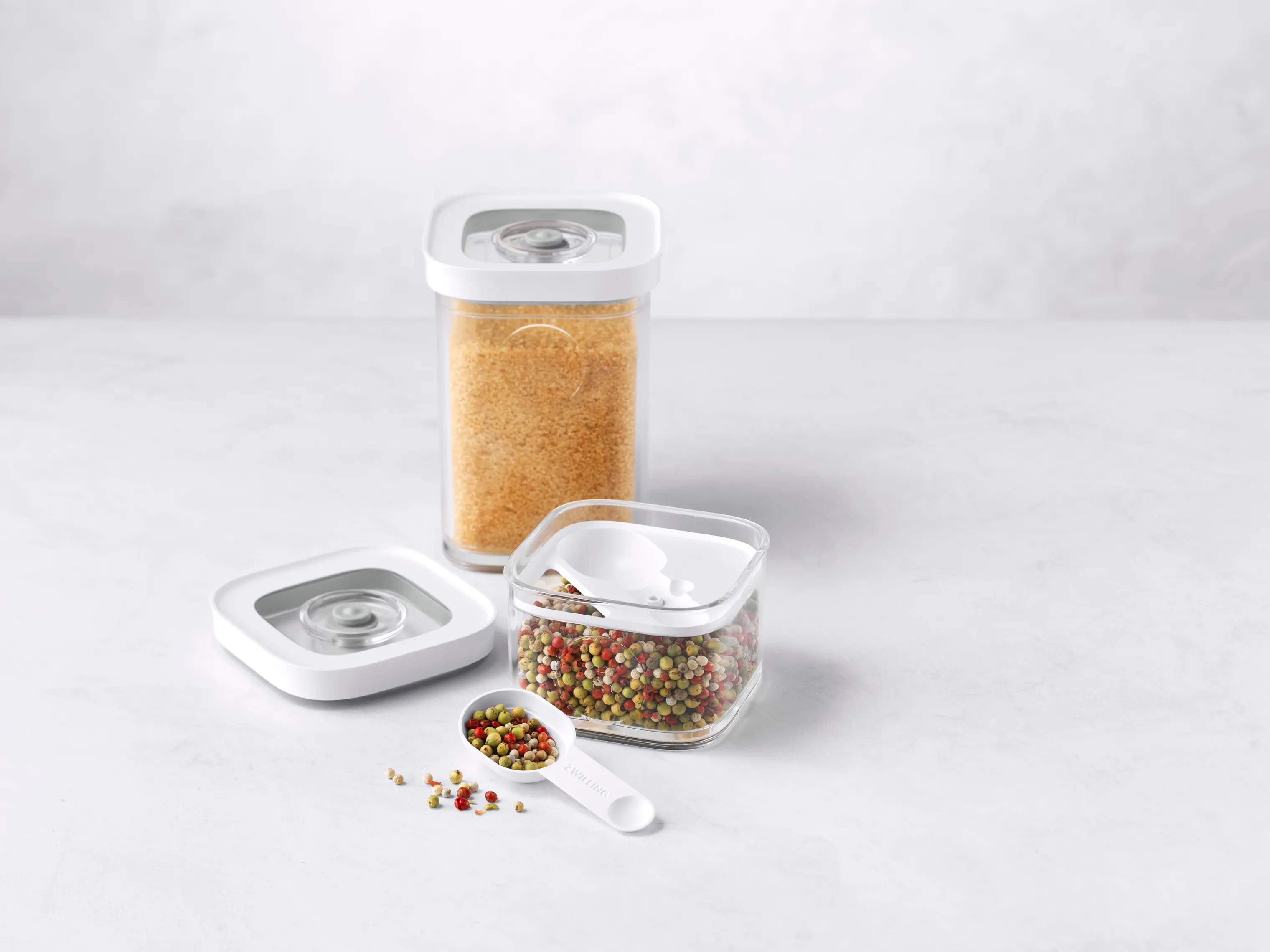 Zwilling Øvrigt køkkengrej Fresh & Save Cube Insert - Str. S i Hvid, 9 cm, 5