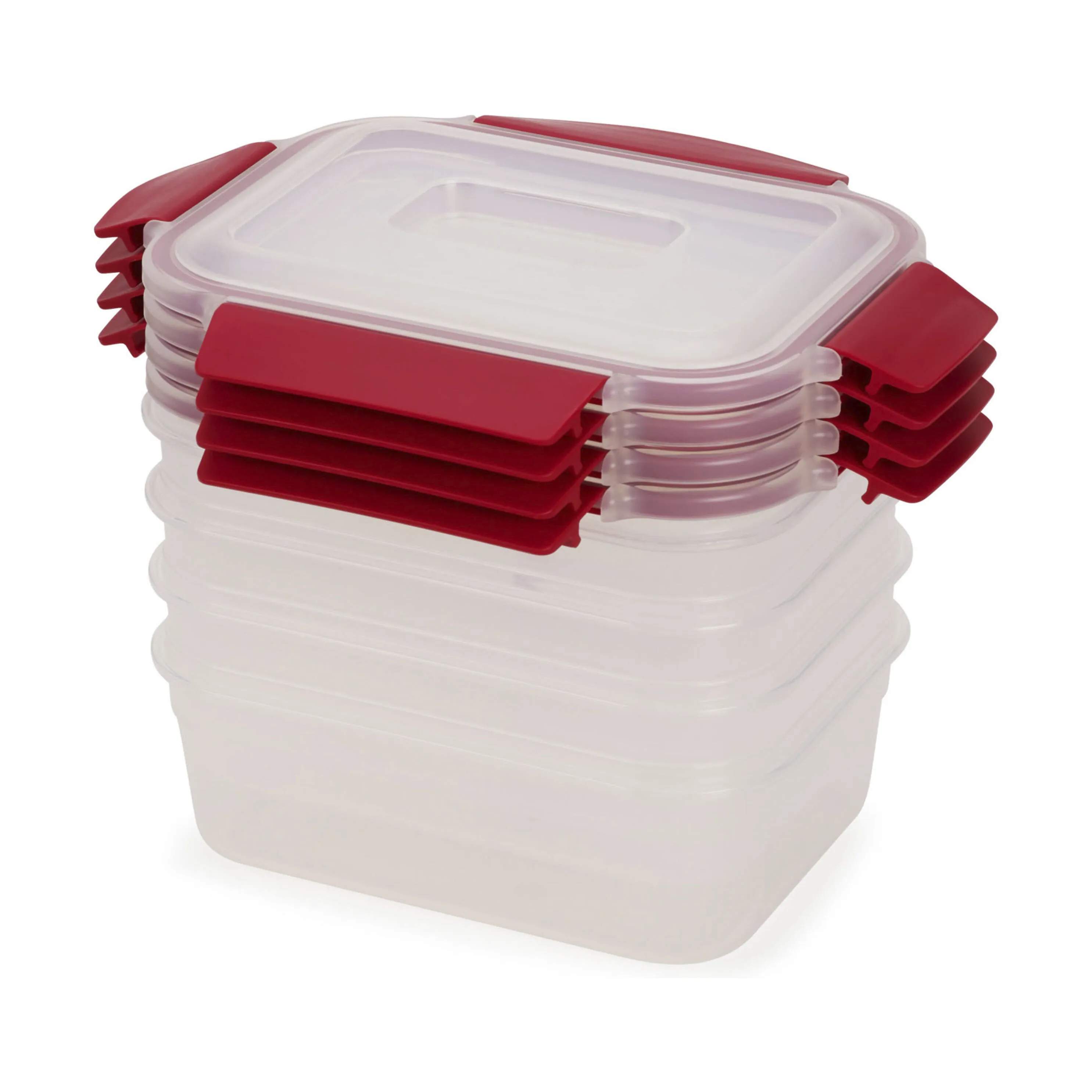 Nest Opbevaringsboks - 4 stk., red, large