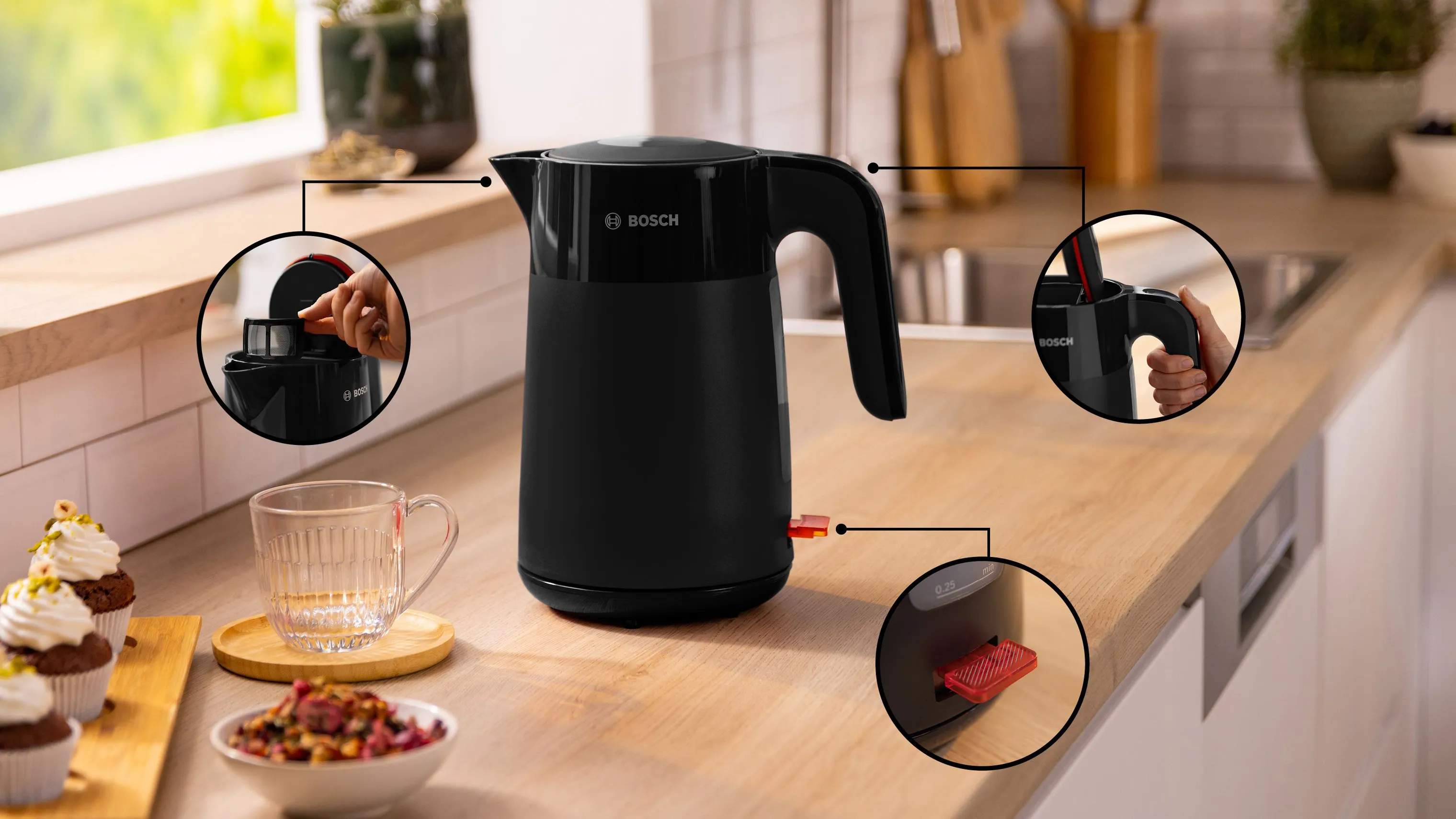 Bosch Elkedler MyMoment Elkedel i Sort, 2