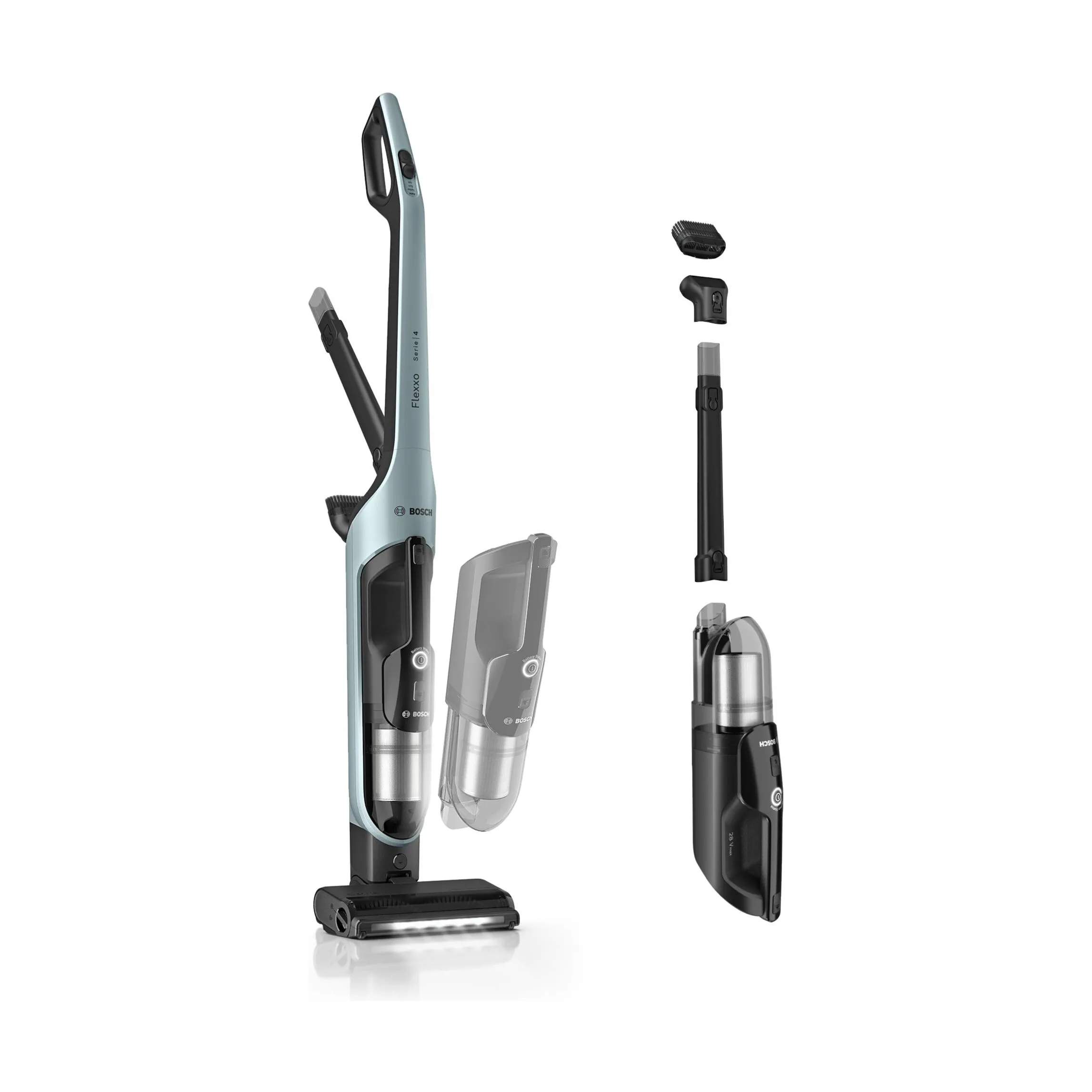Bosch Støvsugere Støvsuger Flexxo BCH4SM28 i Blå, 1