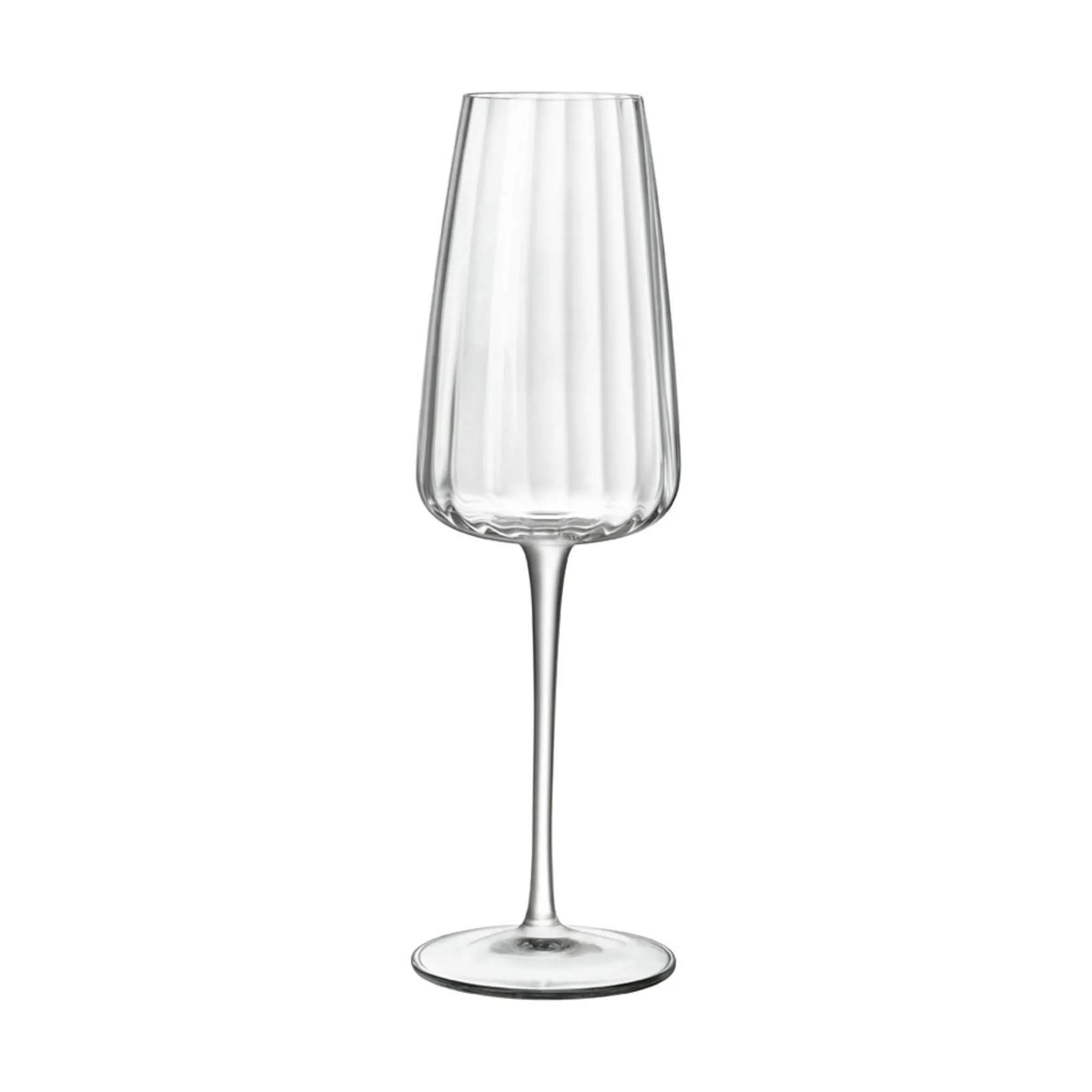 Luigi Bormioli Champagneglas Optica Champagneglas - 4 stk. i Klar, 21 cl, 3