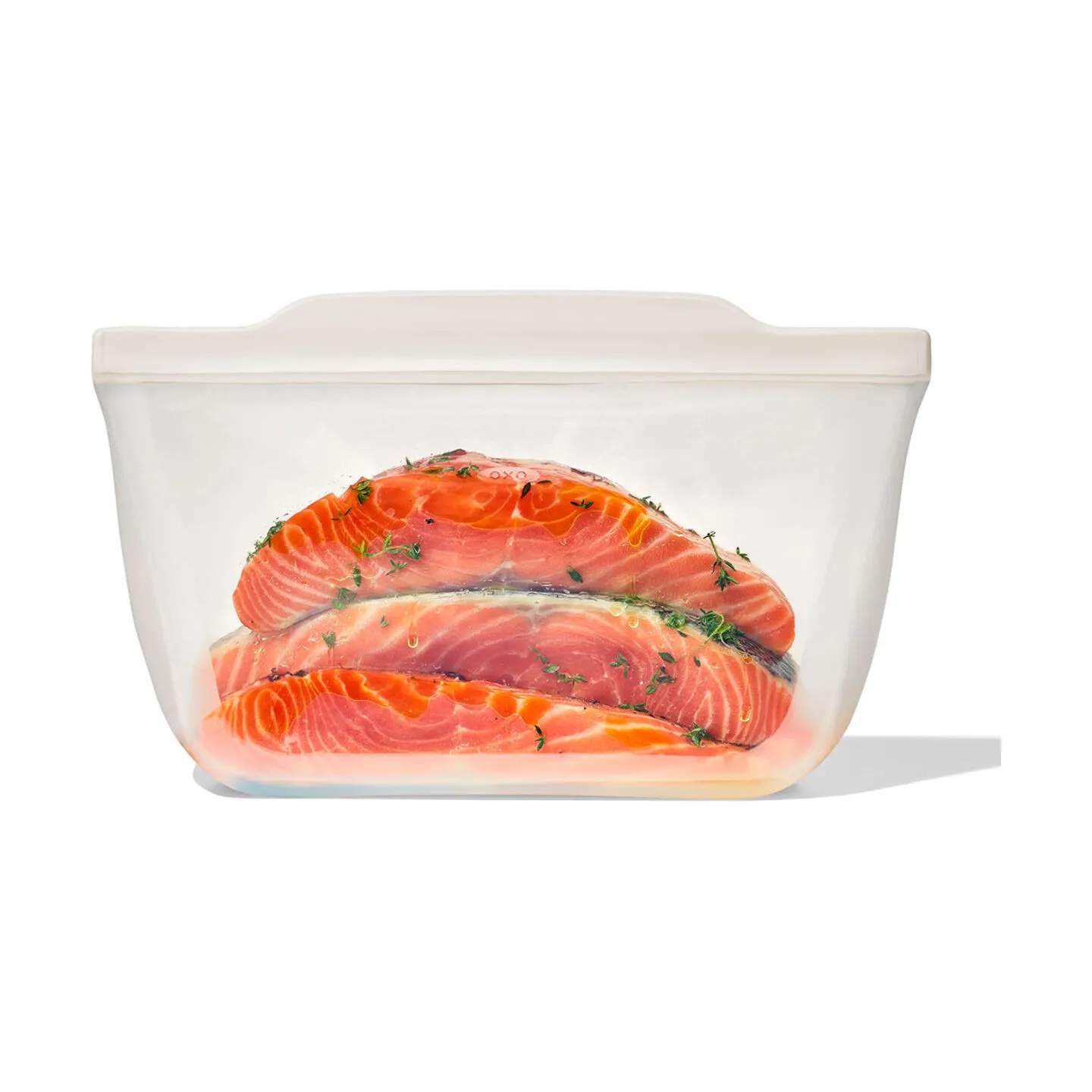 OXO Silikoneposer Good Grips Genanvendelig Pose i Hvid, H18 x B29,5 x L10 cm, 4