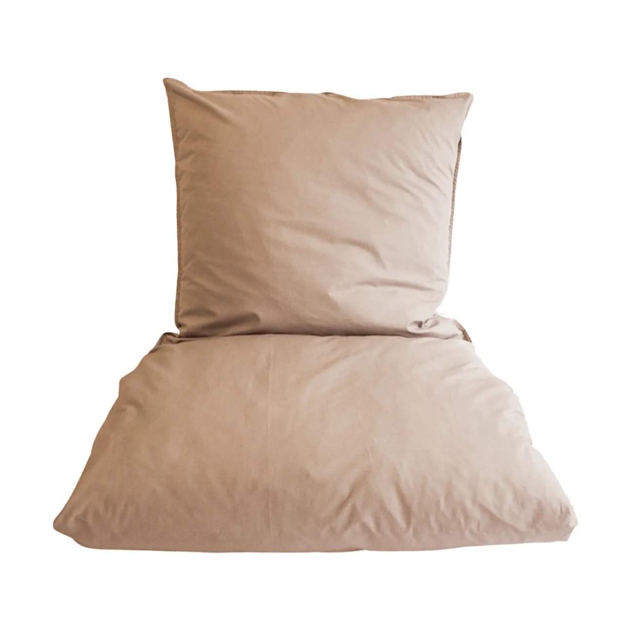 omhu Sengetøj Percale OMHU Percale Sengetøj i Nude, B140 x L220 cm, 1
