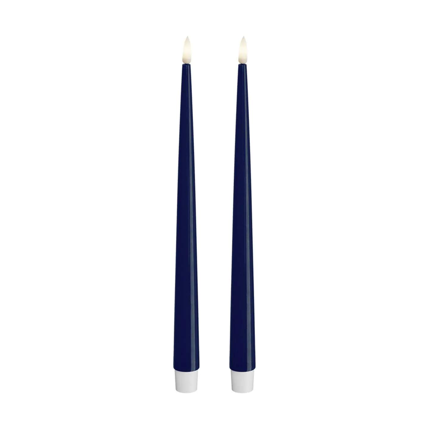 Deluxe Homeart LED-lys Real Flame LED Kertelys i Royal blue, 28 cm, 1