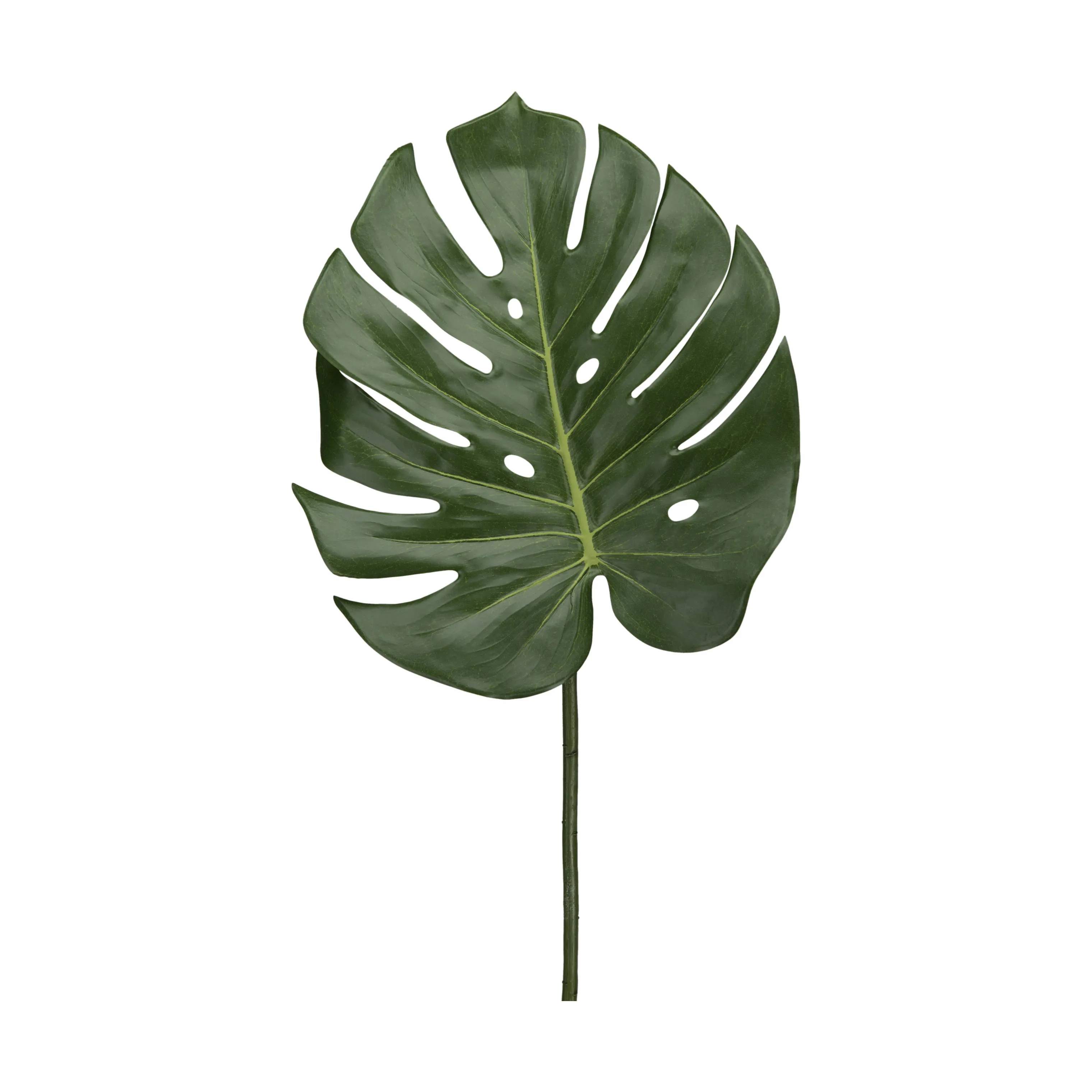 Kunstig blomst - Monstera blad, green, large