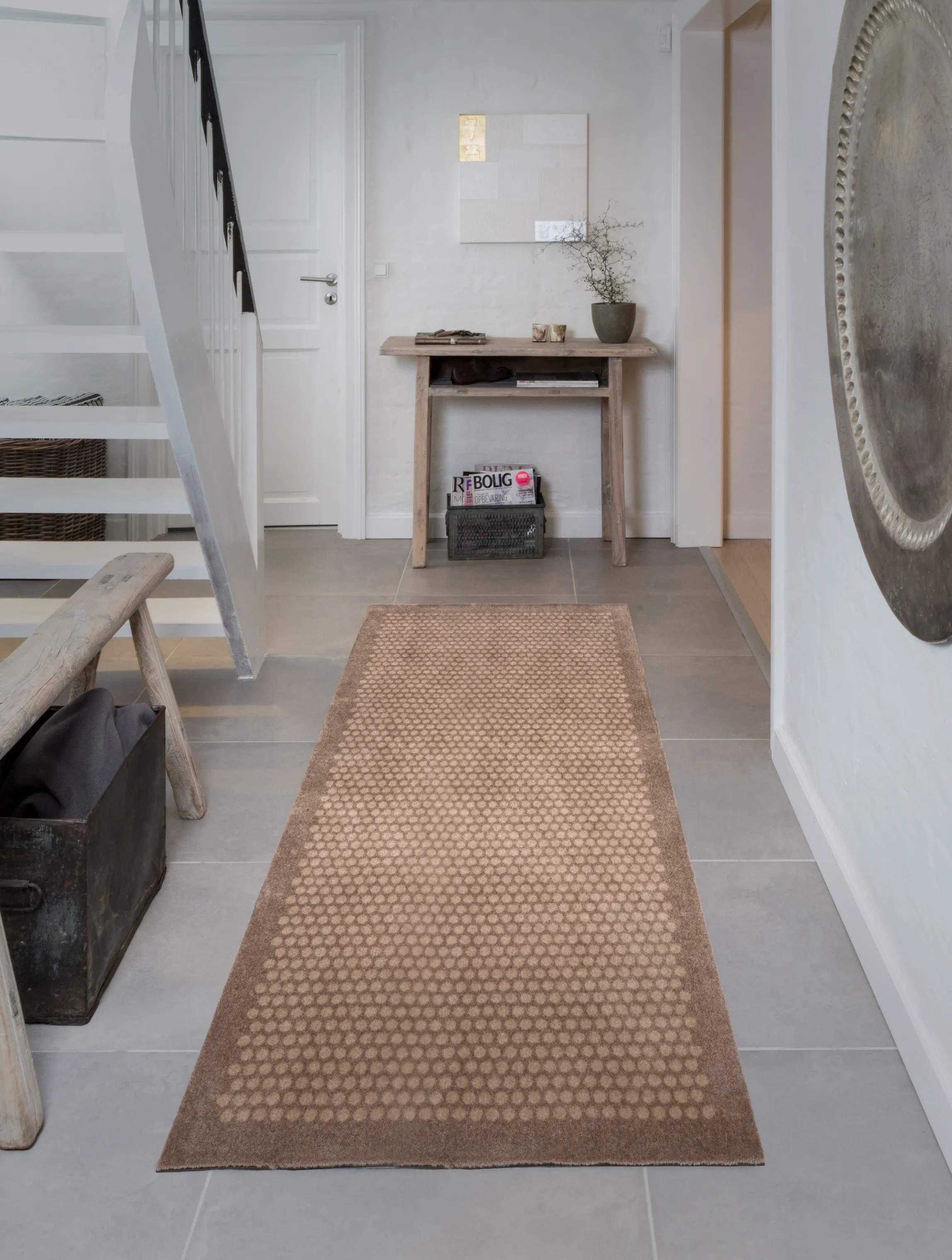 Tica Copenhagen Gulvtæpper Dot Gulvtæppe i Beige/sand, B90 x L200 cm, 3