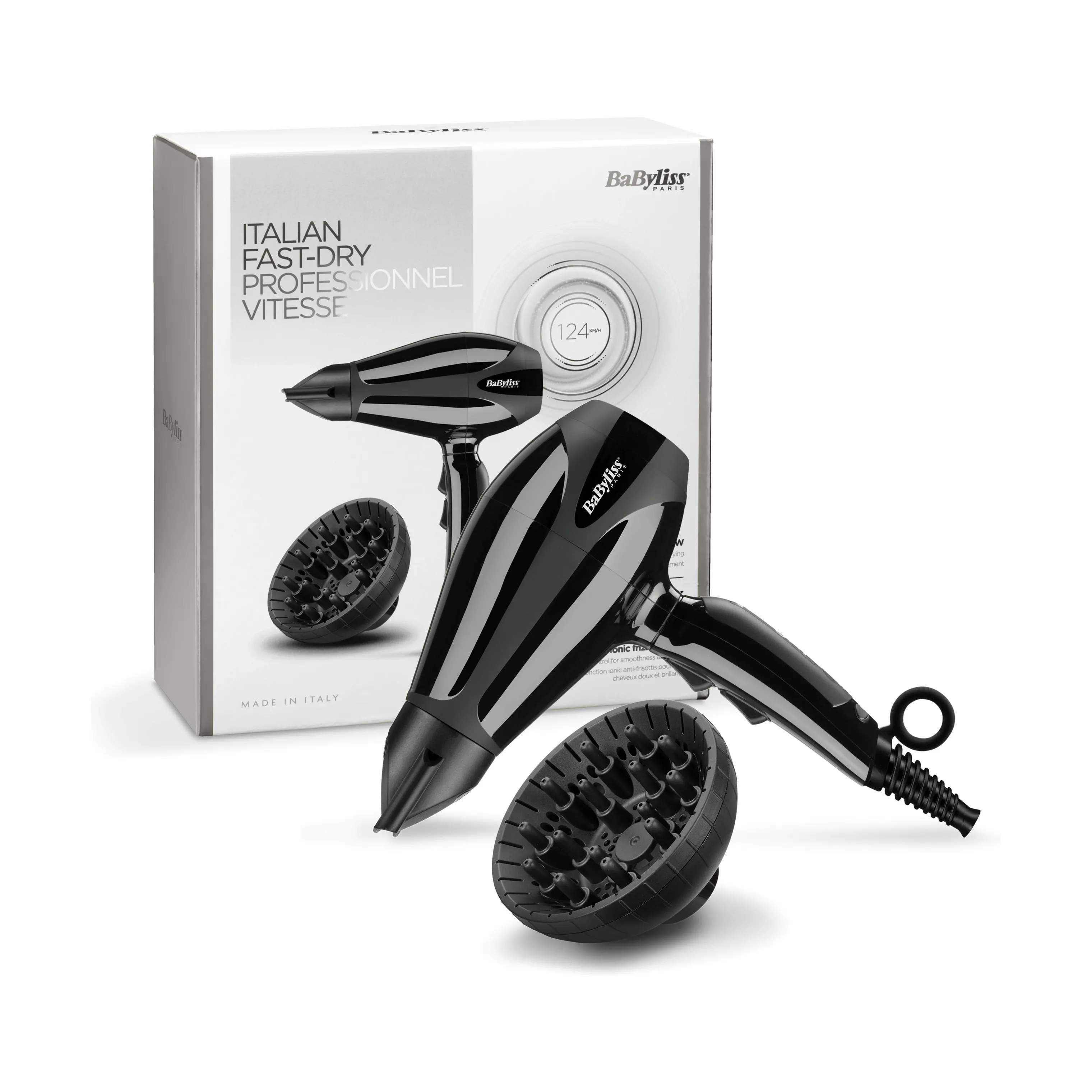 BaByliss Hårtørrere Compact Paris Hårtørrer 6715DE i Black, 4