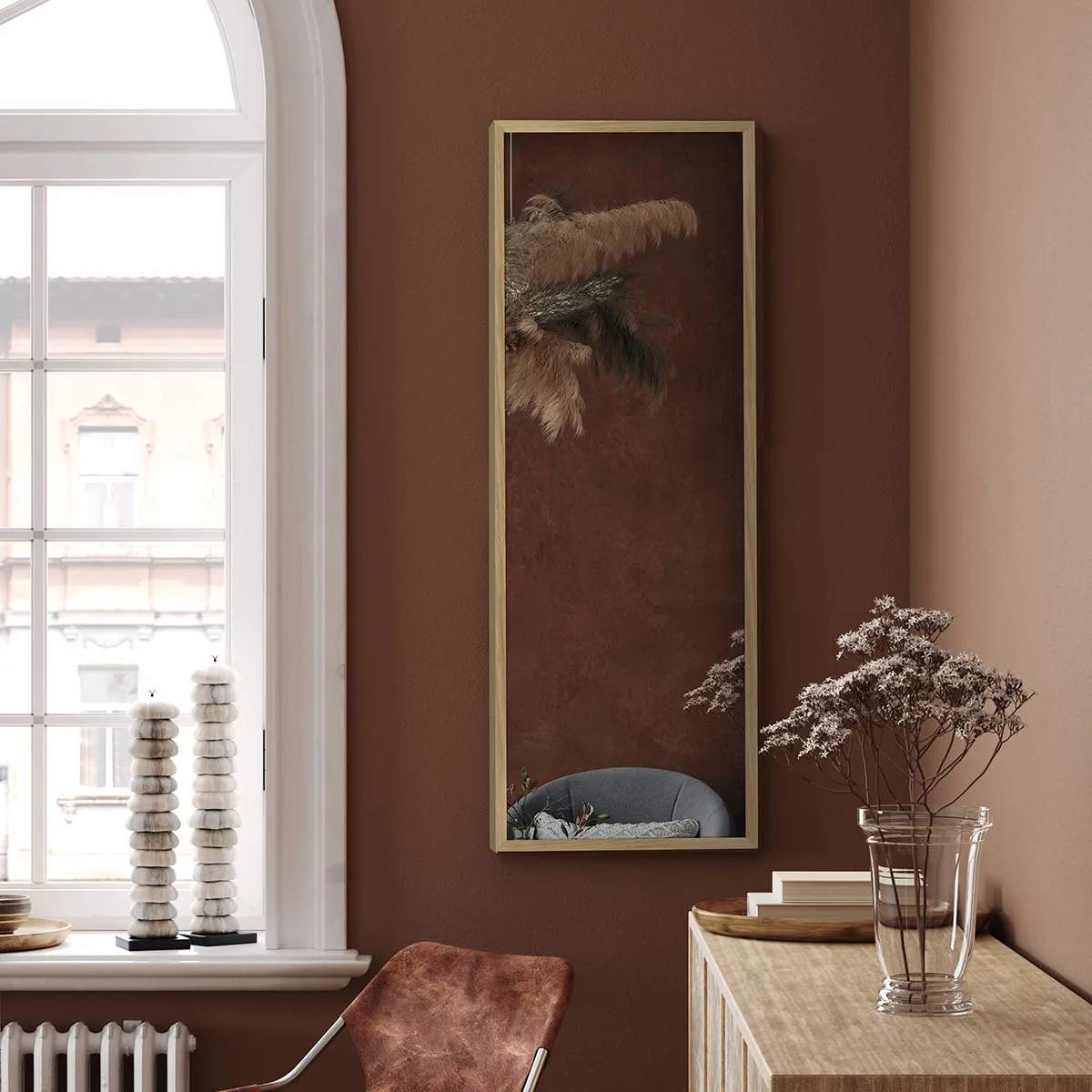 Incado Spejle Spejl i Eg, H120 x B40 cm, 2
