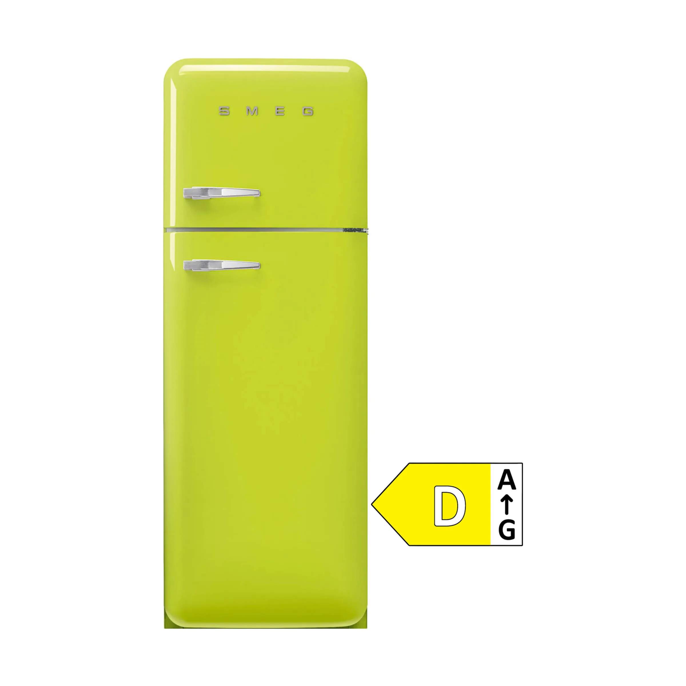 Smeg Køleskabe 50's Style Kølefryseskab i Lime, 1