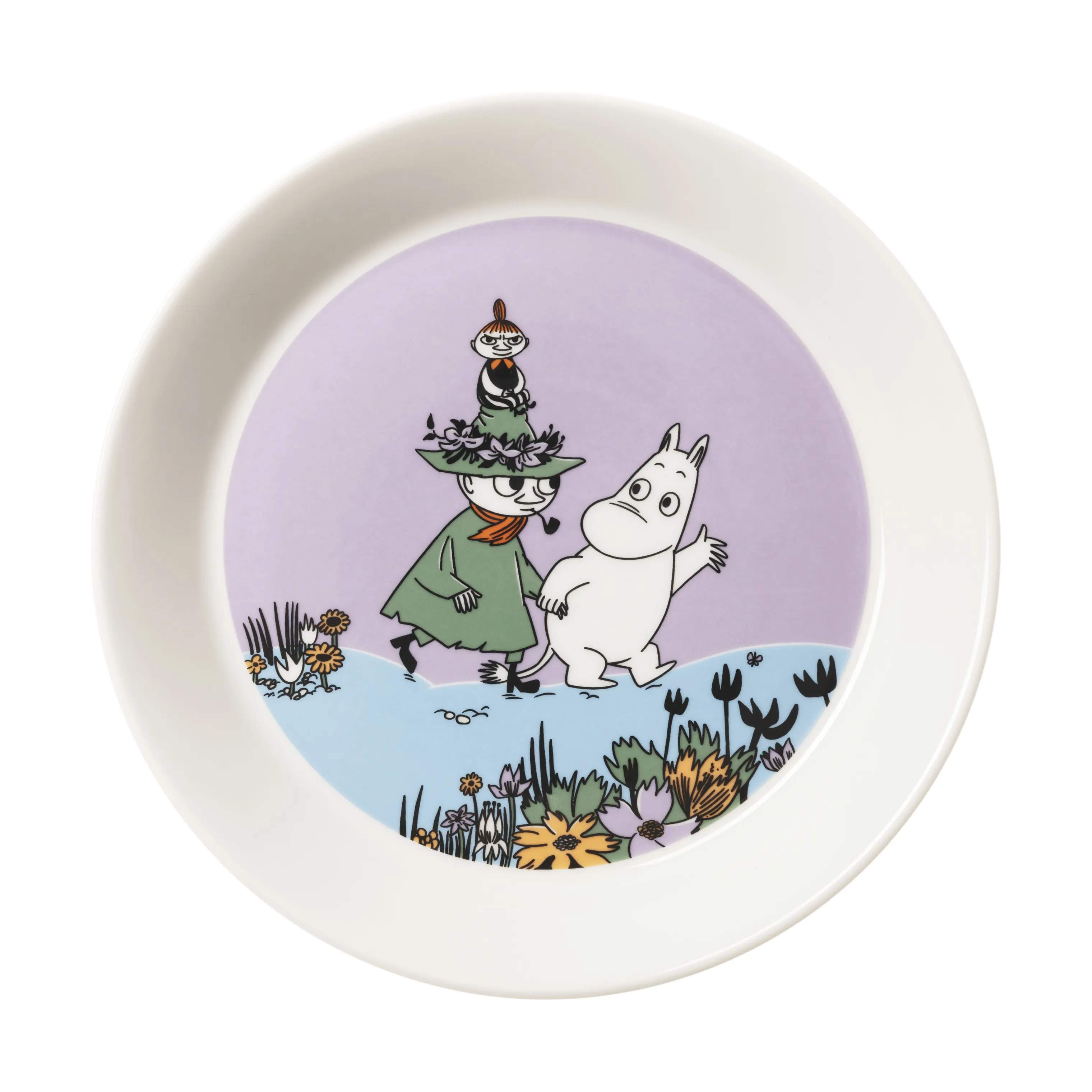 Moomin Arabia Frokosttallerkener Mumi Arabia Tallerken - Venner for evigt i Venner for evigt, 1