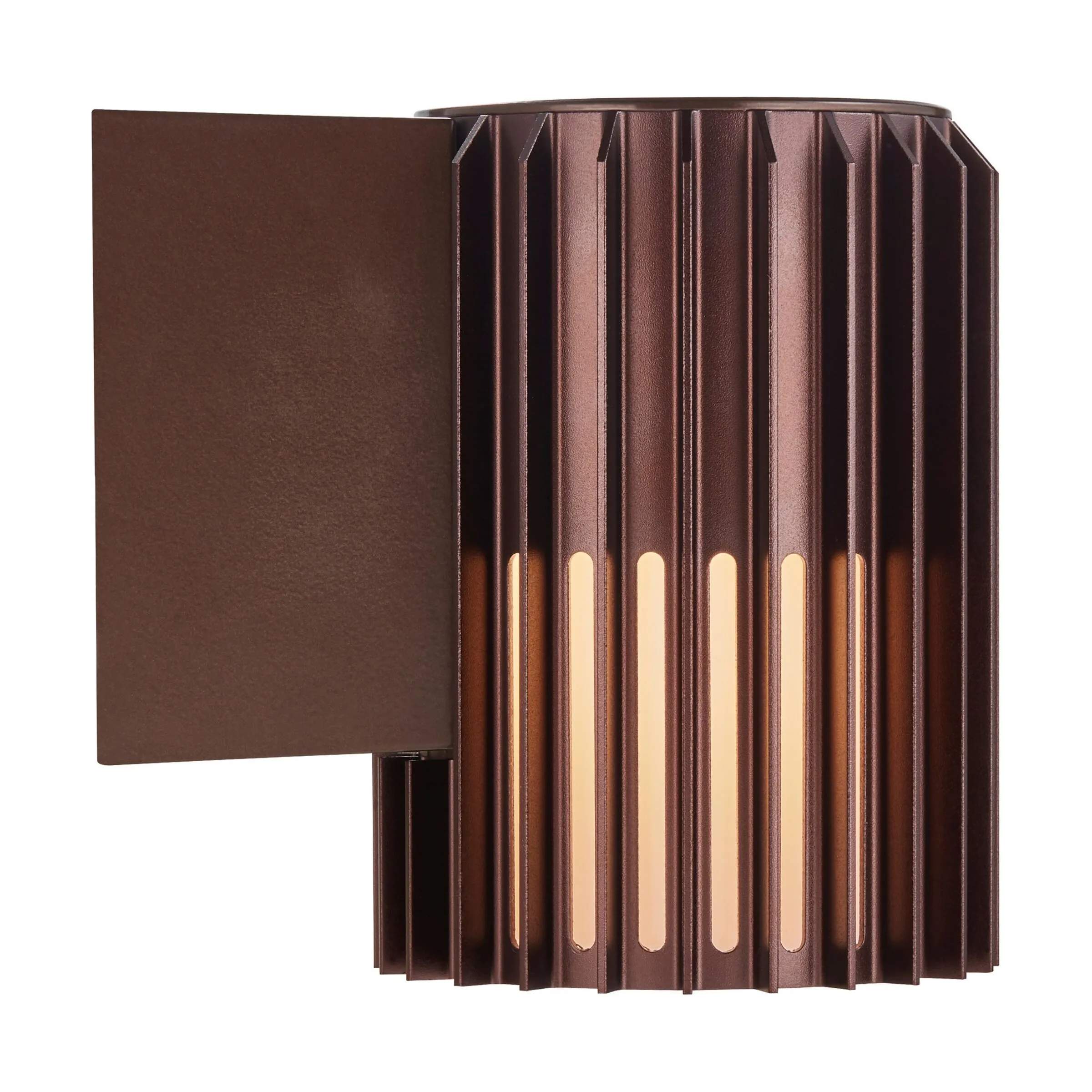 Nordlux Udendørs væglamper Aludra Udendørs Væglampe i Brun, 1