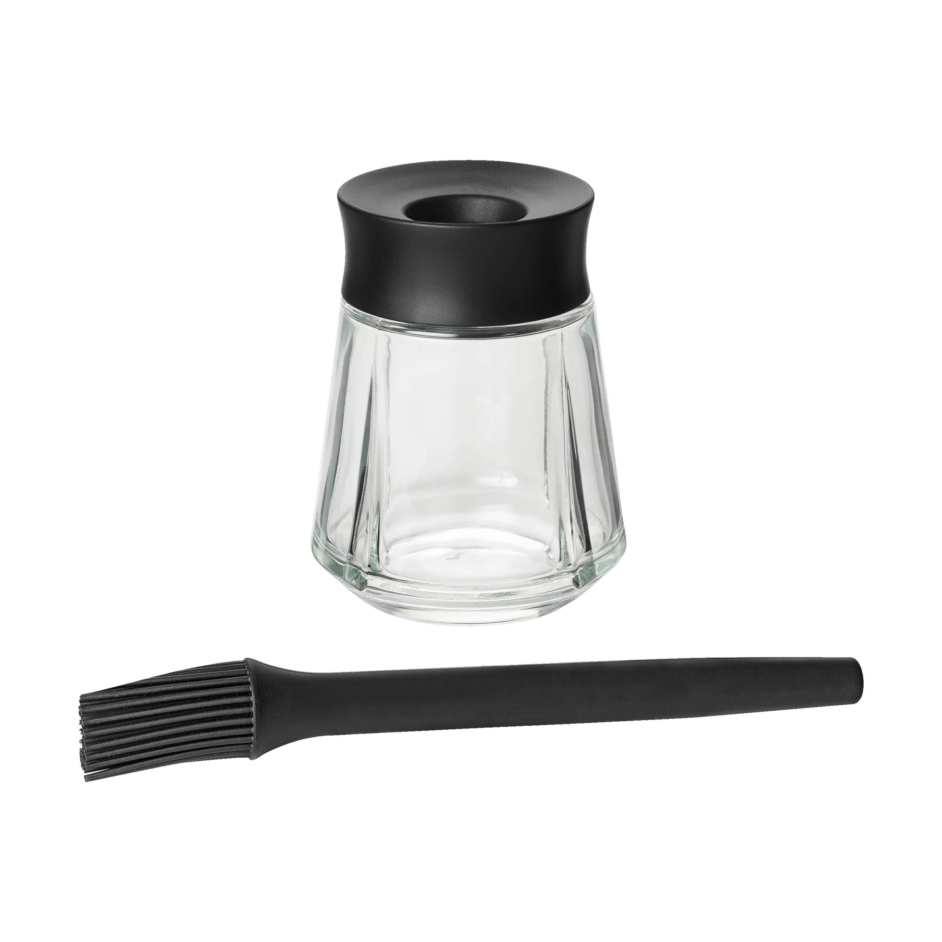 Rosendahl Olie- og eddikeflasker Grand Cru Marinadeglas m. pensel i Sort, 4