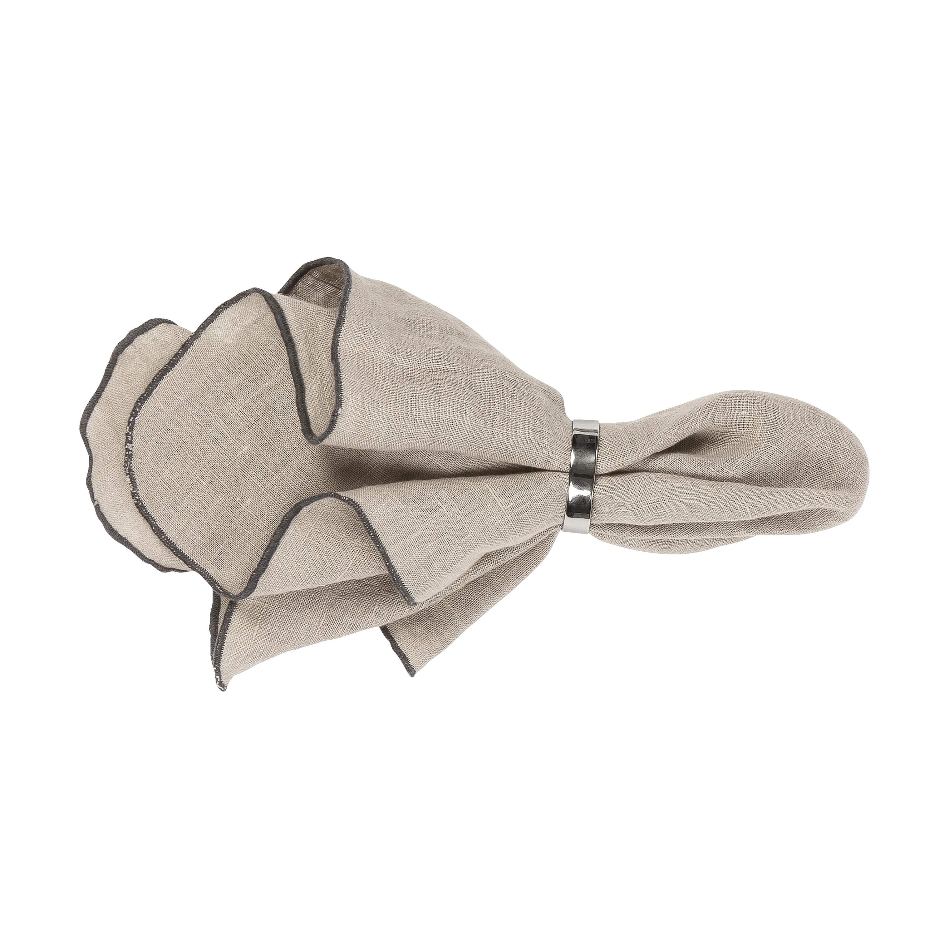Broste Copenhagen Stofservietter Gracie Stofserviet i Taupe, 1