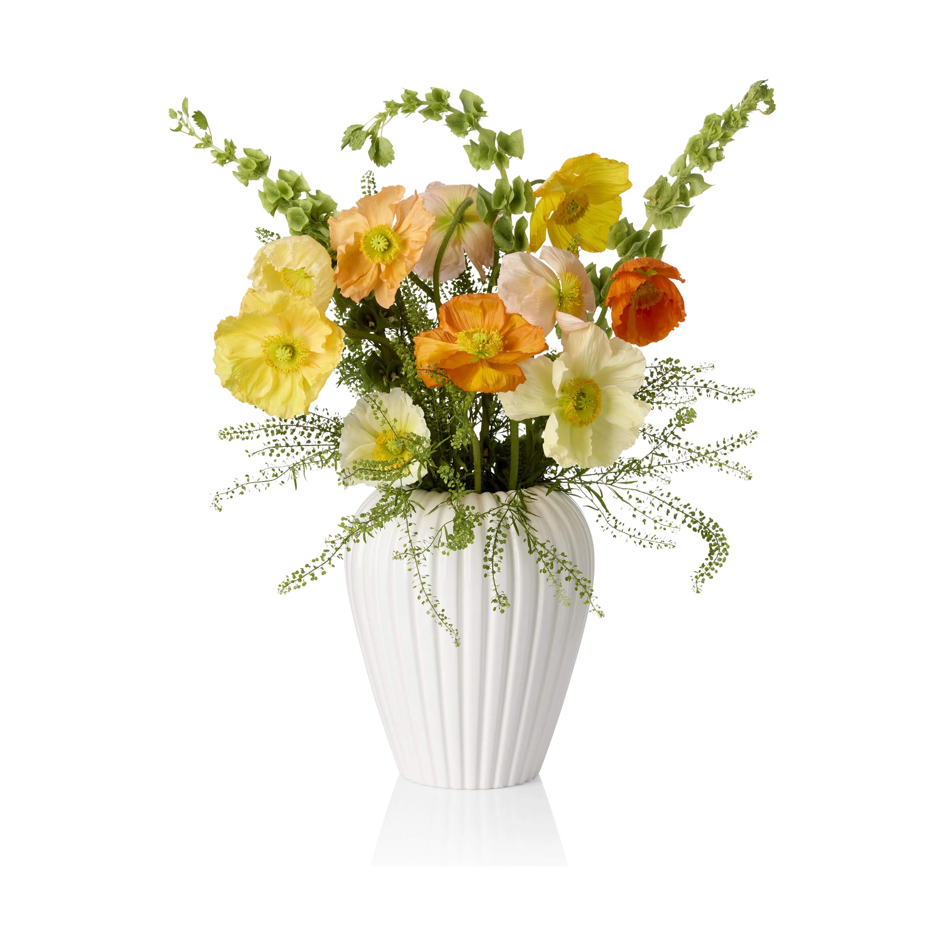 erik bagger a/s Vaser Eslau Lilje Vase i hvid, 25 cm, 4