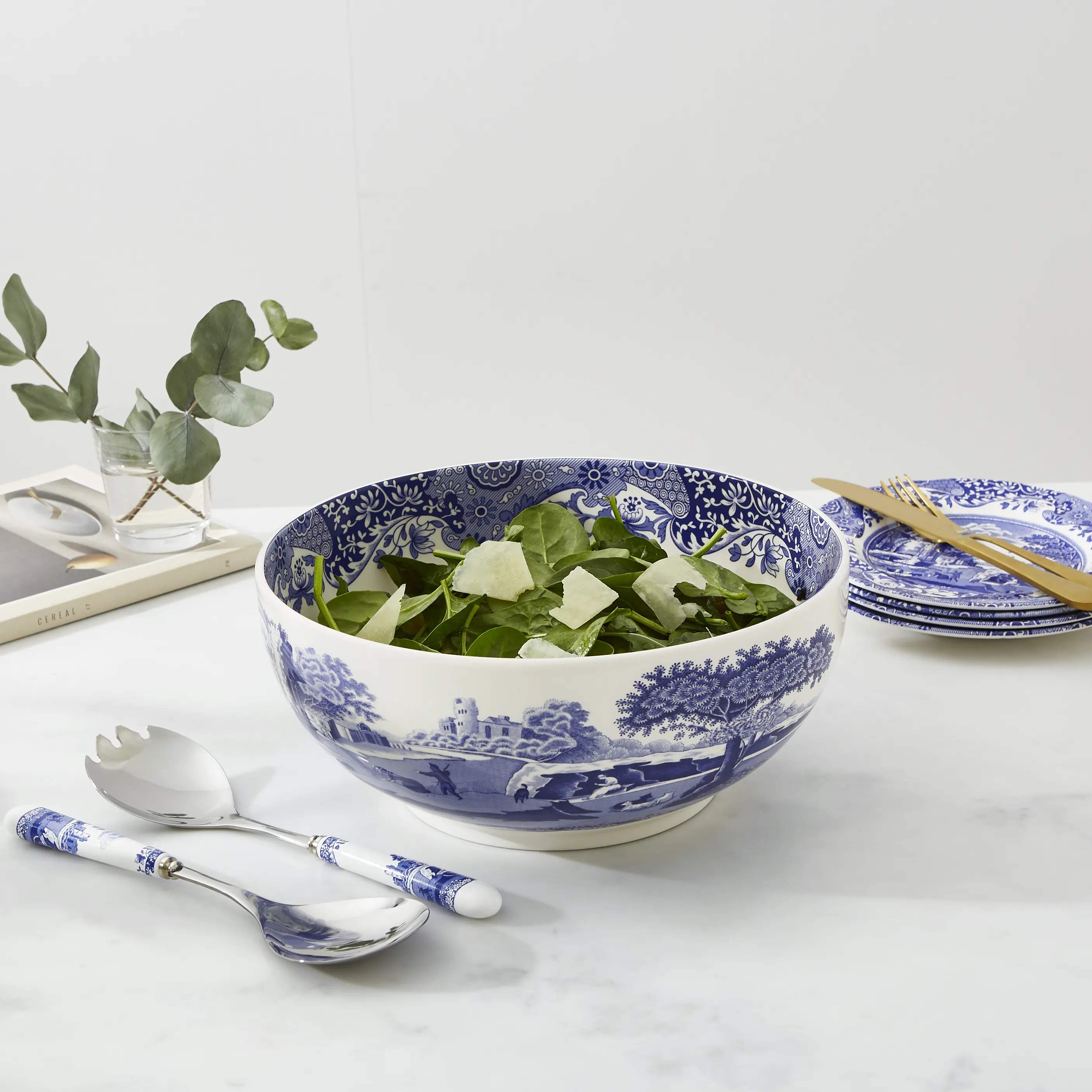 Spode Serveringsskåle Blue Italian Blue Italien Skål i Blå/hvid, 2